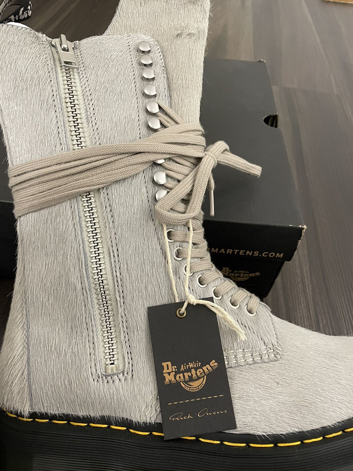 Dr. Martens × Rick Owens Pony Hair Boots Size US 11 / EU 44 - 5 Thumbnail