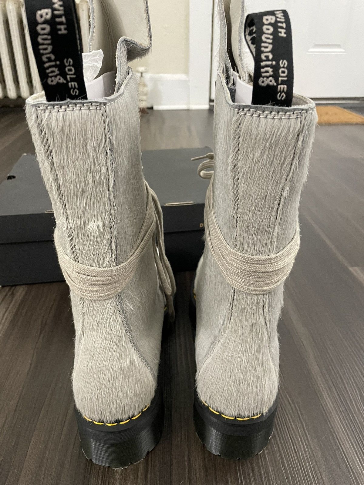 Dr. Martens × Rick Owens Pony Hair Boots Size US 11 / EU 44 - 6 Thumbnail