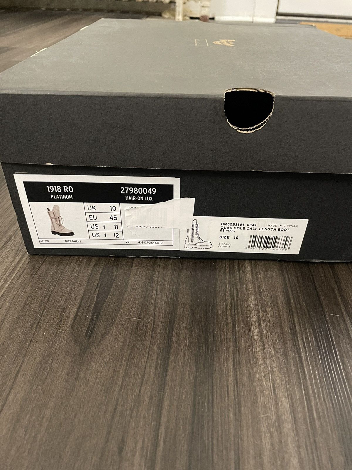 Dr. Martens × Rick Owens Pony Hair Boots Size US 11 / EU 44 - 10 Thumbnail