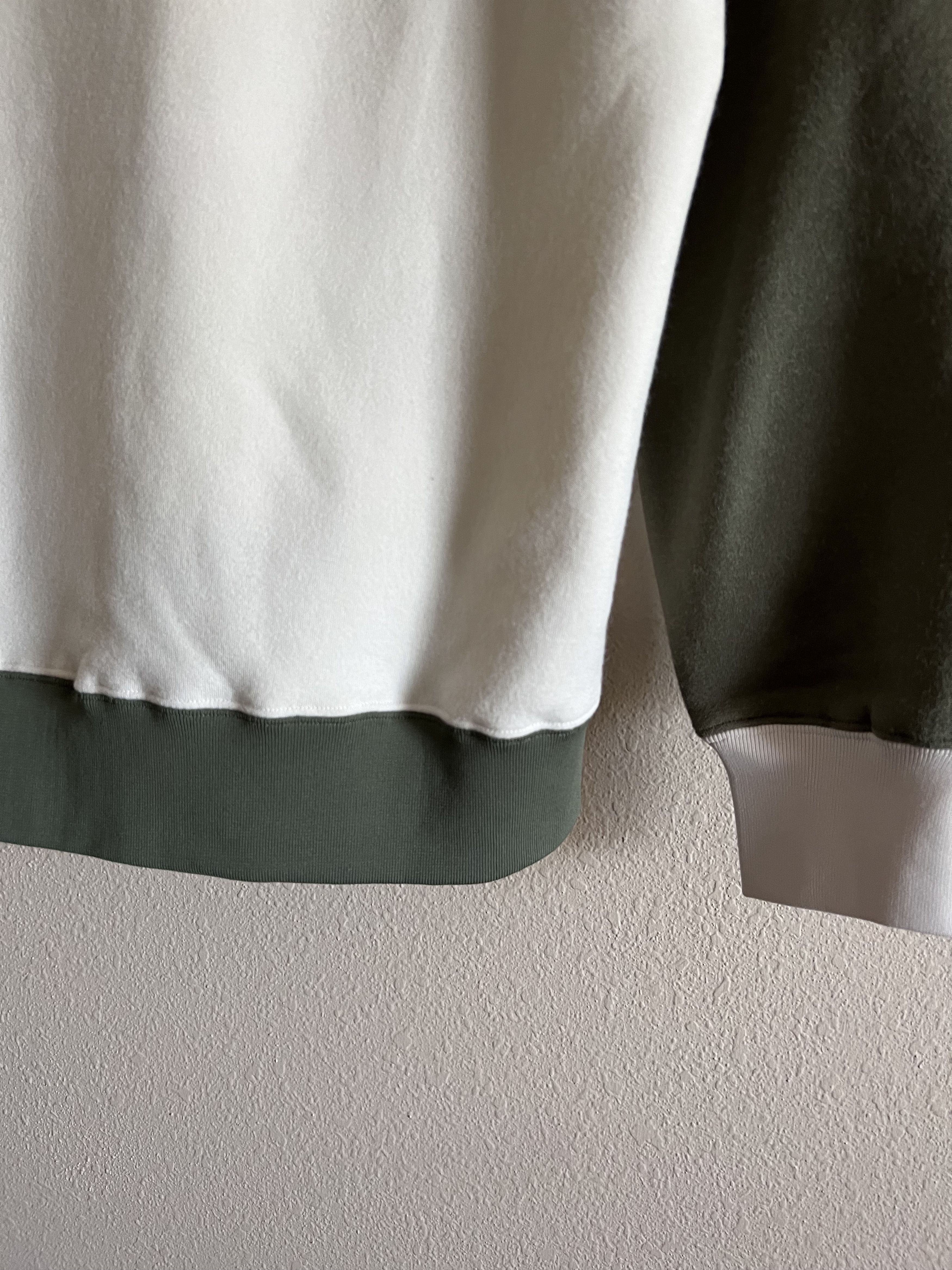 Beams Plus Beams Plus Two Tone Hoodie in White Olive Size US XL / EU 56 / 4 - 8 Thumbnail