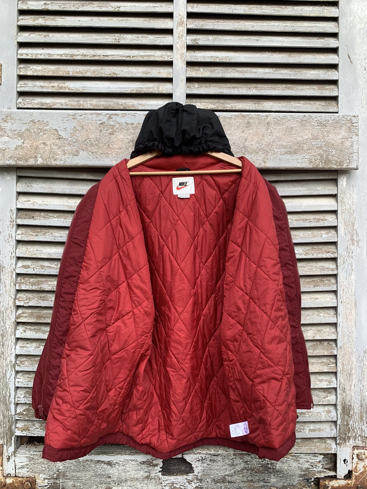 Nike **rare size**Vintage Nike Oversized Hooded Jacket Size US XXL / EU 58 / 5 - 8 Thumbnail