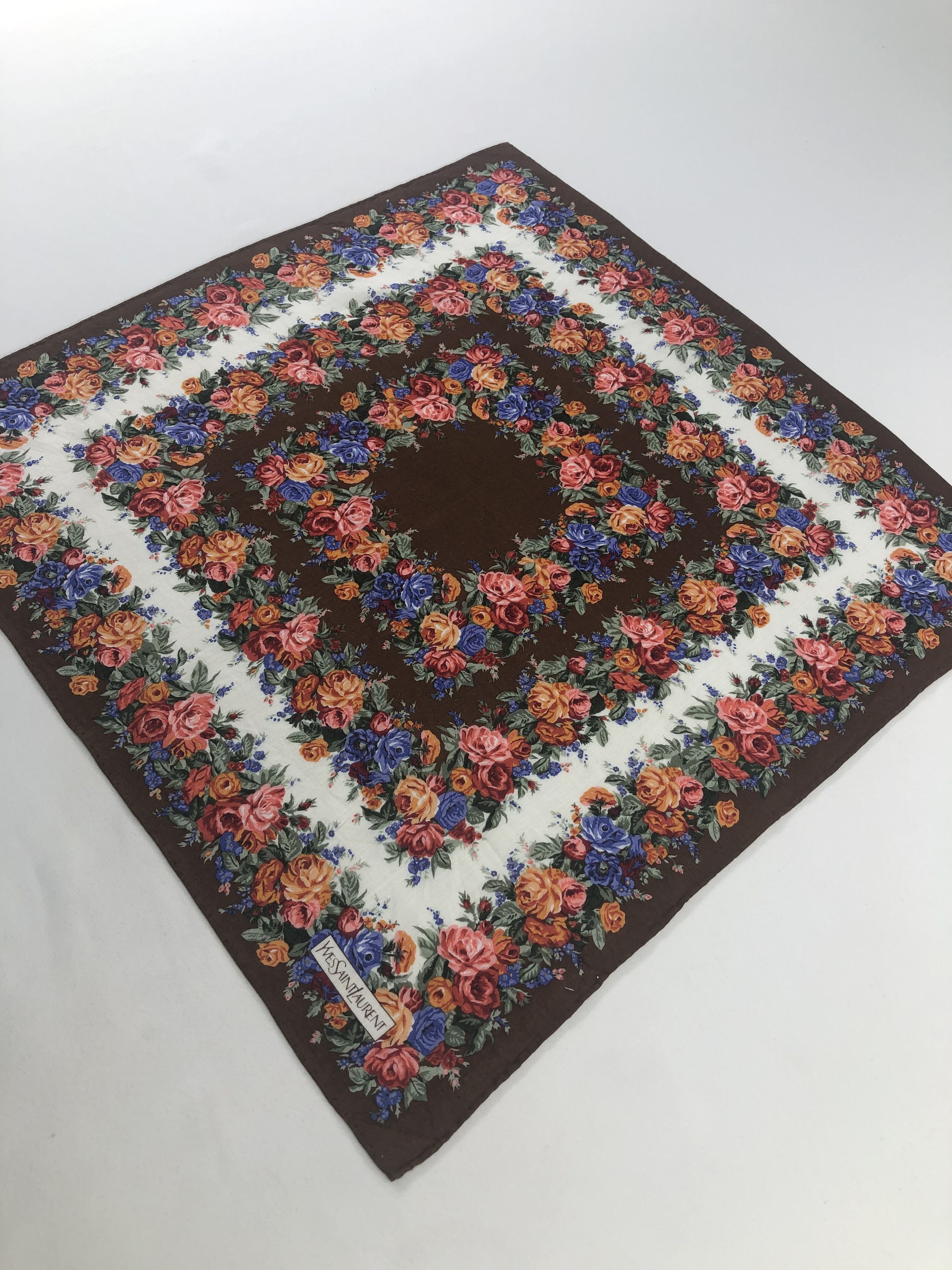 Vintage × Yves Saint Laurent Yves Saint Laurent Handkerchief / Bandana / Neckerchief Size ONE SIZE - 3 Thumbnail