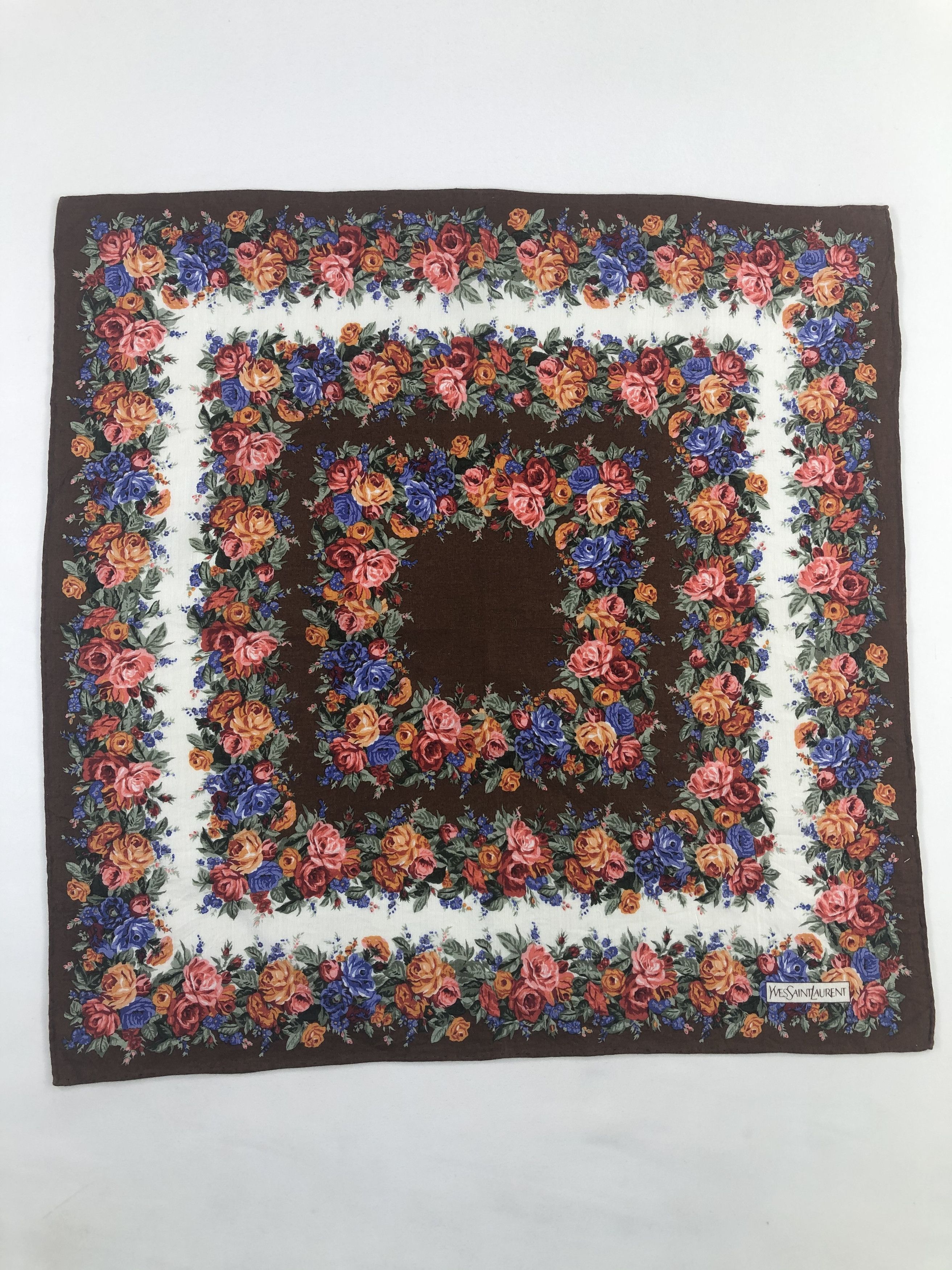 Vintage × Yves Saint Laurent Yves Saint Laurent Handkerchief / Bandana / Neckerchief Size ONE SIZE - 2 Thumbnail