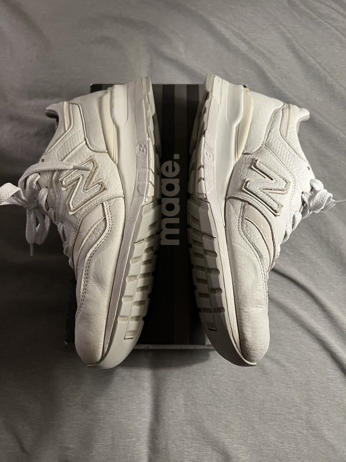 New Balance New Balance 997 Bison Leather White Size US 11 / EU 44 - 8 Thumbnail