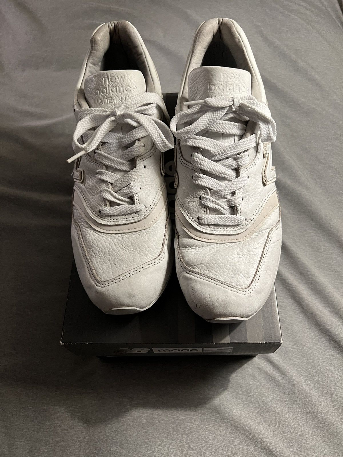 New Balance New Balance 997 Bison Leather White Size US 11 / EU 44 - 3 Thumbnail
