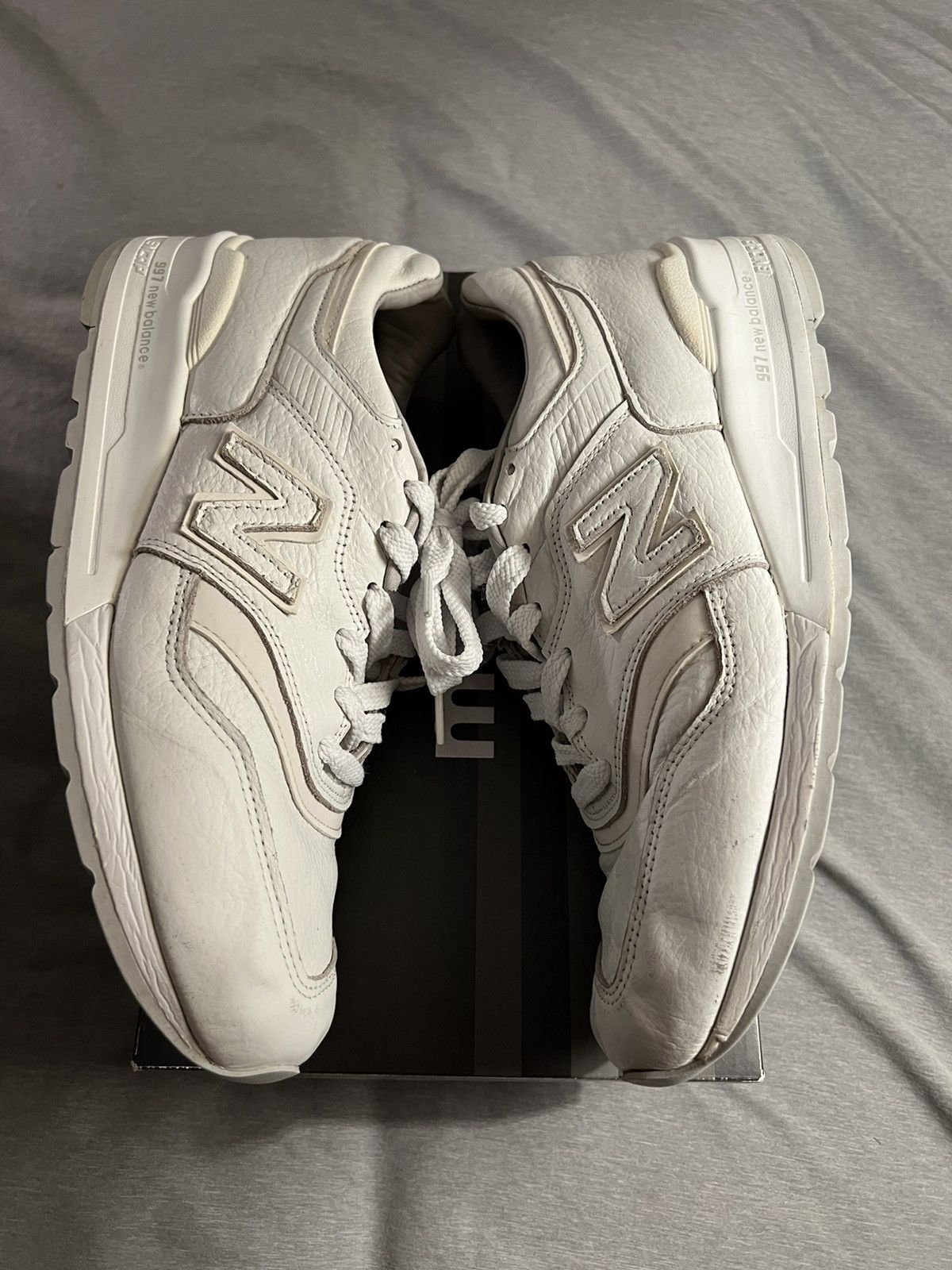 New Balance New Balance 997 Bison Leather White Size US 11 / EU 44 - 7 Thumbnail