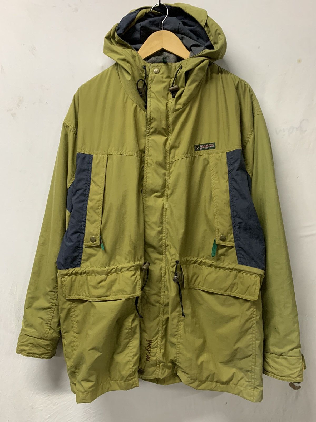 Jansport Vintage Jansport Nylon Outdoor Jacket Size US L / EU 52-54 / 3 - 1 Thumbnail