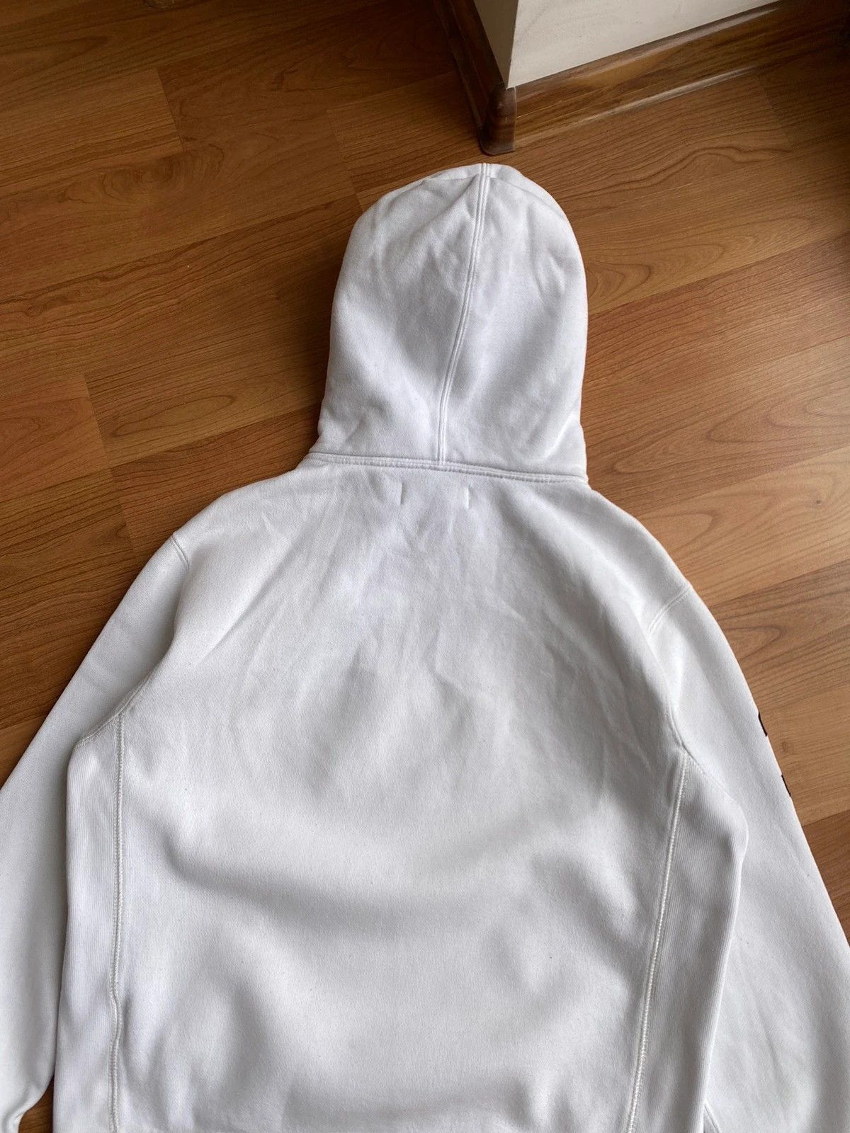 Polo Ralph Lauren × Vintage Vintage Polo Ralph Lauren Club White Hoodie Size US S / EU 44-46 / 1 - 7 Thumbnail