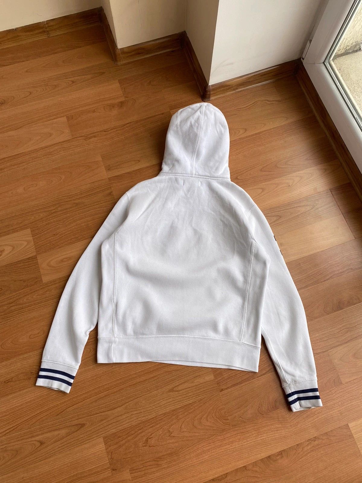 Polo Ralph Lauren × Vintage Vintage Polo Ralph Lauren Club White Hoodie Size US S / EU 44-46 / 1 - 8 Thumbnail