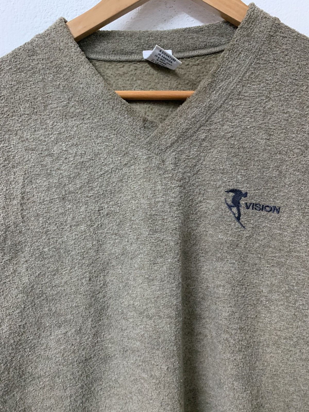 Japanese Brand × Vintage Vintage Vision Street Wear Fleece Size US L / EU 52-54 / 3 - 3 Thumbnail