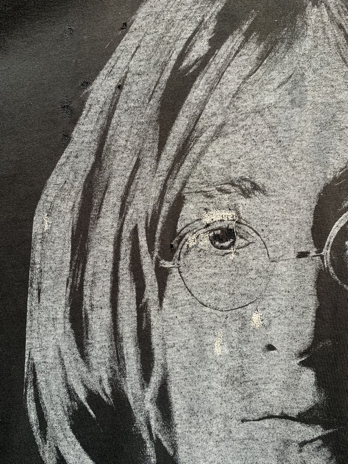 Band Tees Vintage 90s Distressed ‘John Lennon’ Bradford Size US XL / EU 56 / 4 - 6 Thumbnail