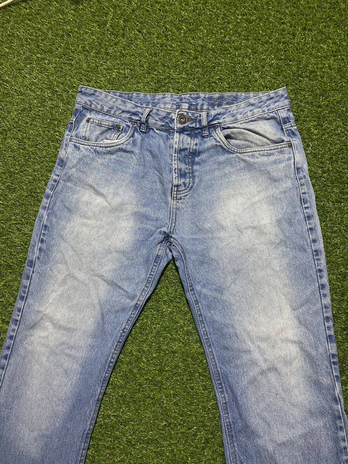 Vintage Vintage 90s jeans denim faded streetwear blue size 34 Size US 34 / EU 50 - 5 Thumbnail
