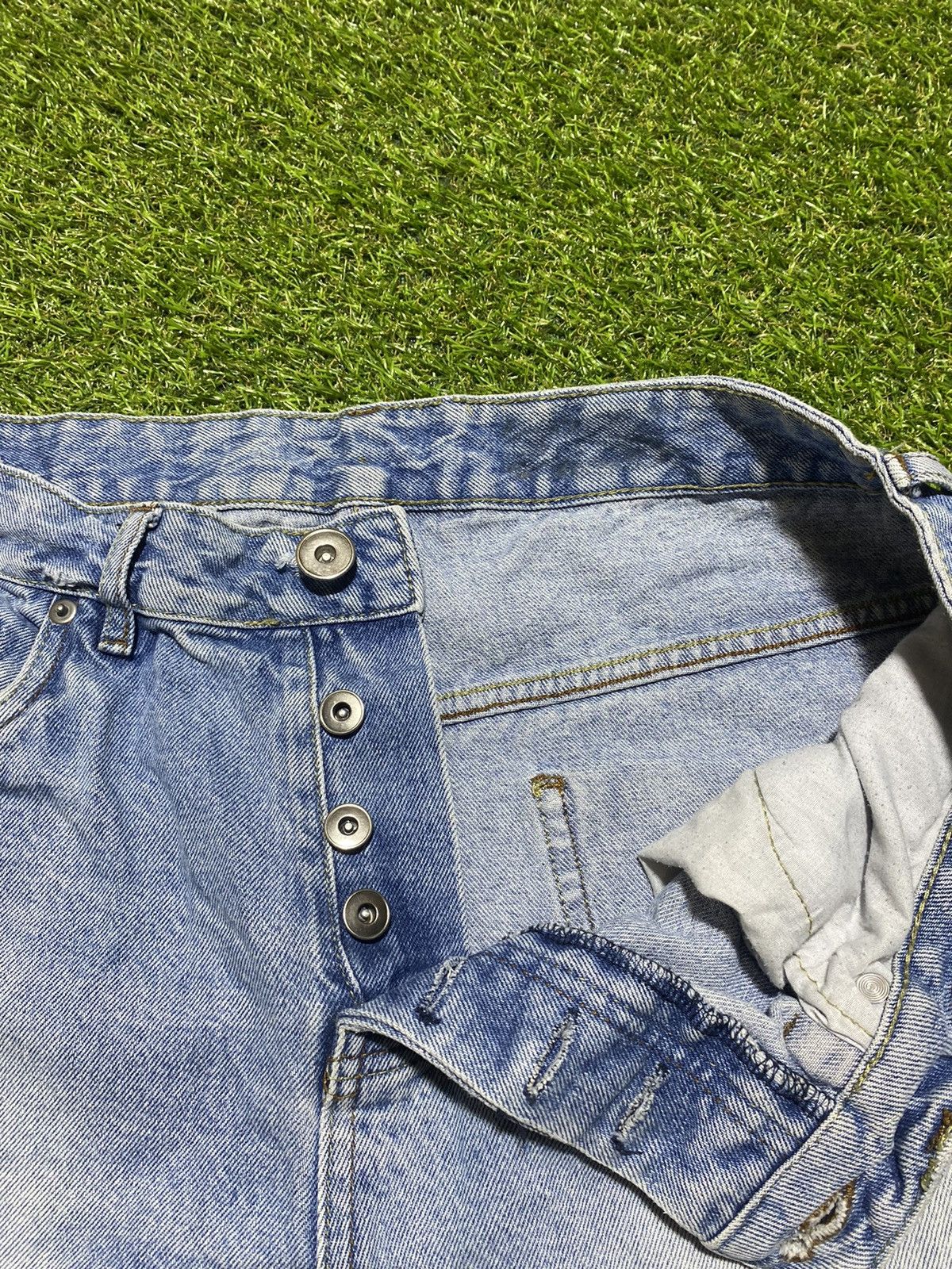 Vintage Vintage 90s jeans denim faded streetwear blue size 34 Size US 34 / EU 50 - 6 Thumbnail