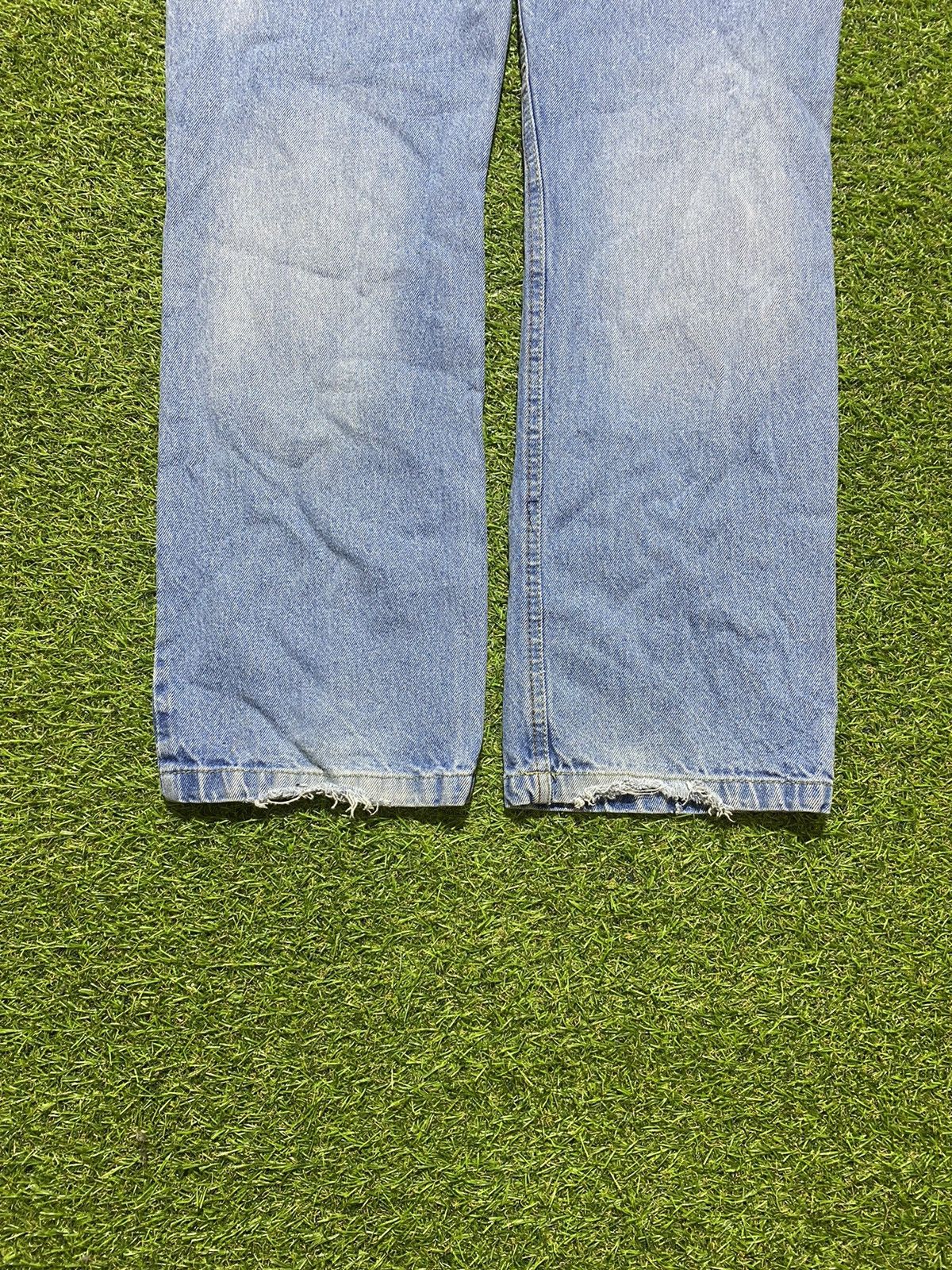 Vintage Vintage 90s jeans denim faded streetwear blue size 34 Size US 34 / EU 50 - 3 Thumbnail