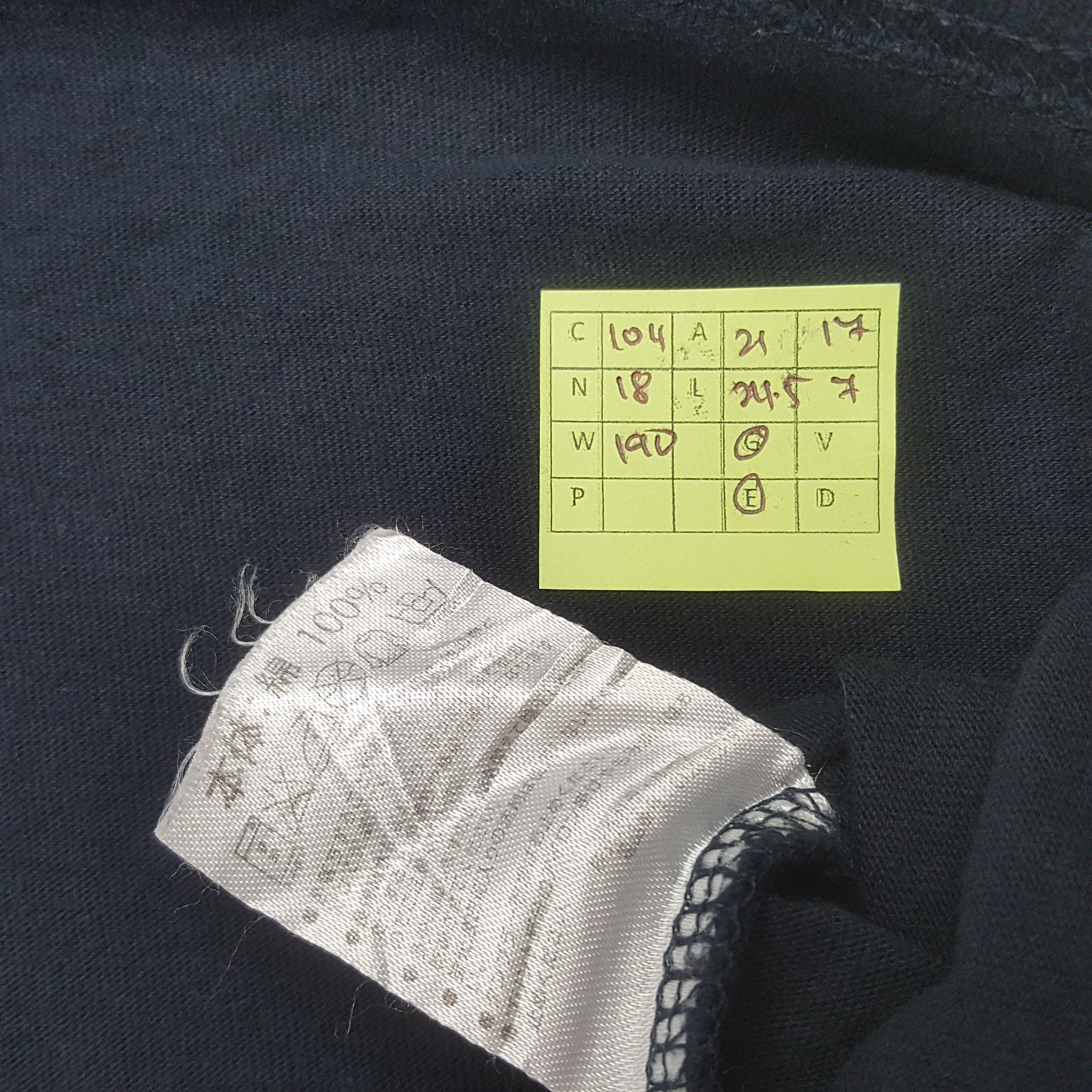 Japanese Brand Vintage Number (N)ine Japanese Brand Center Design Tshirt Size US L / EU 52-54 / 3 - 6 Thumbnail