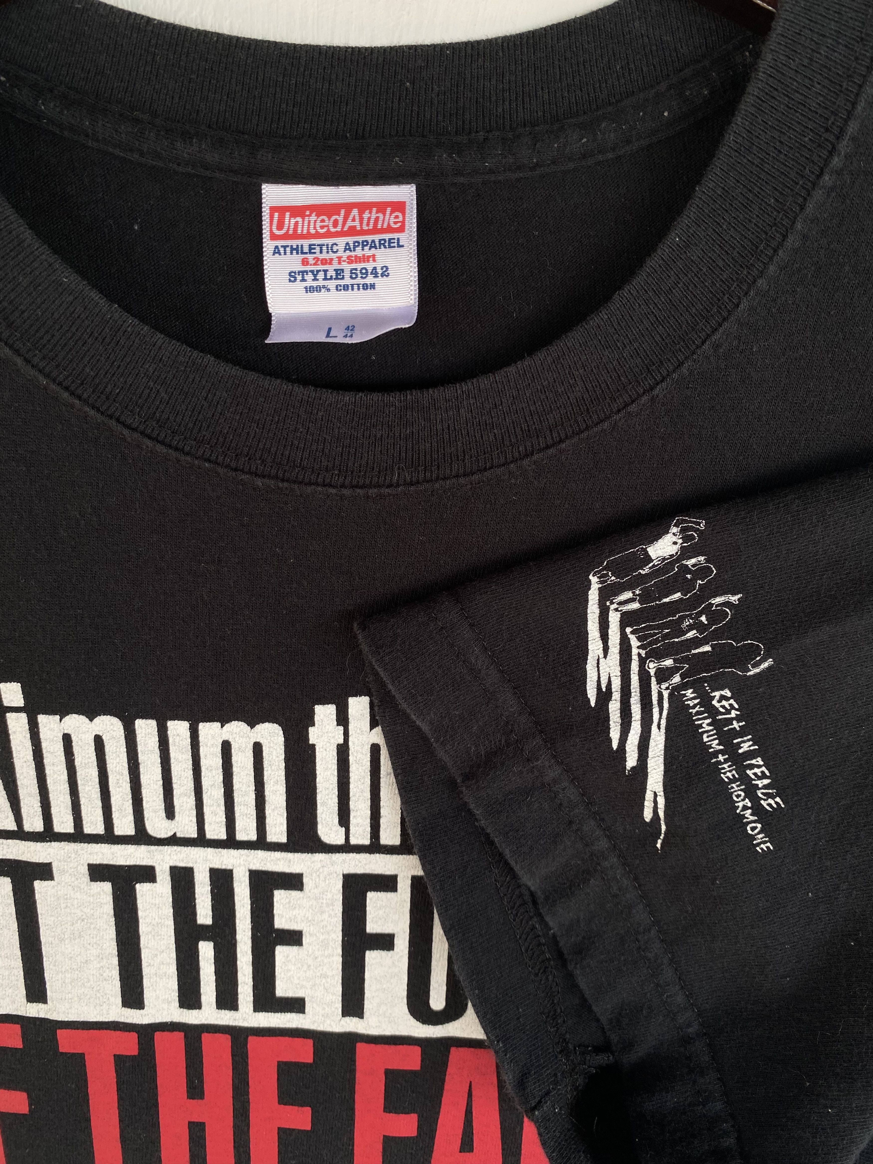 Band Tees ⚡️MAXIMUM THE HORMONE Hardcore band allover print tee shirt Size US L / EU 52-54 / 3 - 3 Thumbnail
