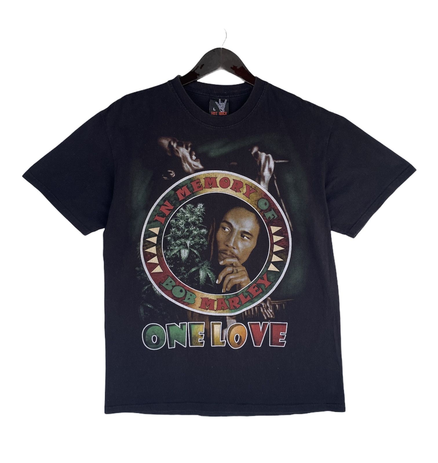 Band Tees 💥VINTAGE BOB MARLEY one love reggae ska rare tee shirt Size US L / EU 52-54 / 3 - 1 Thumbnail