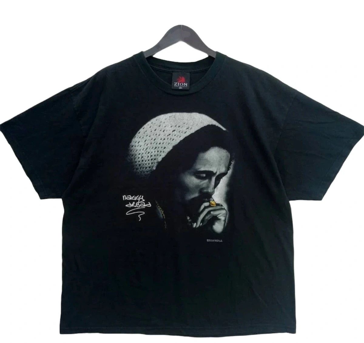Band Tees 💥VINTAGE BOB MARLEY reggae rare Zion tee shirt Size US XXL / EU 58 / 5 - 1 Thumbnail