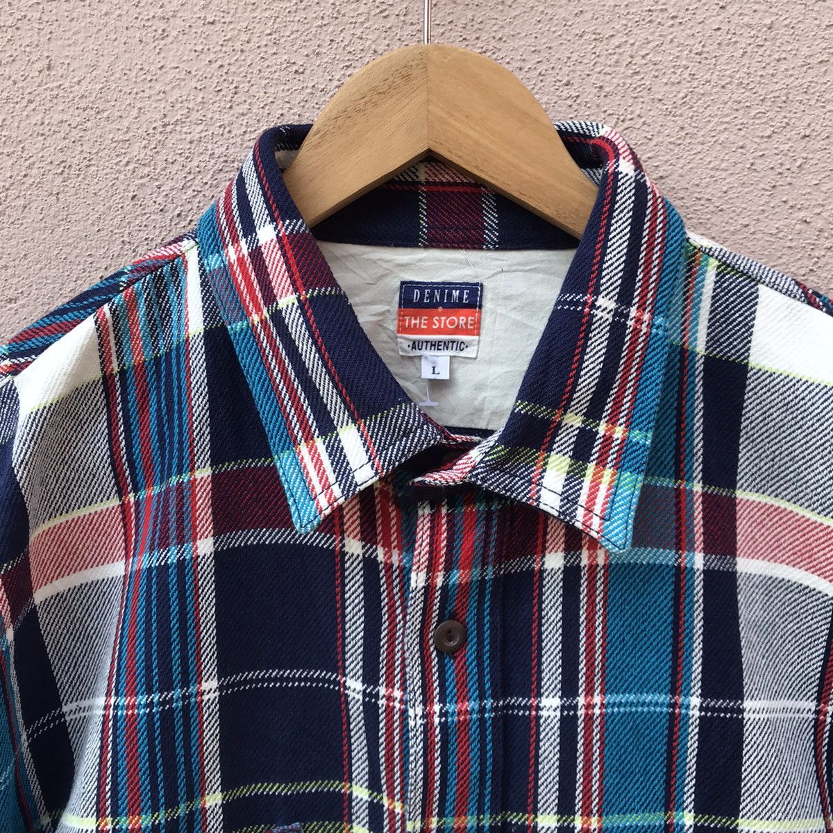 Denime Japanese brand Denime grunge checkered Large size Size US L / EU 52-54 / 3 - 5 Thumbnail