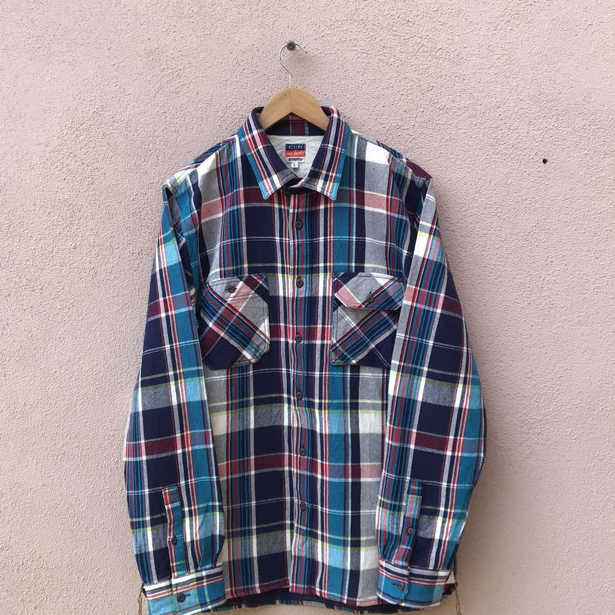Denime Japanese brand Denime grunge checkered Large size Size US L / EU 52-54 / 3 - 3 Thumbnail