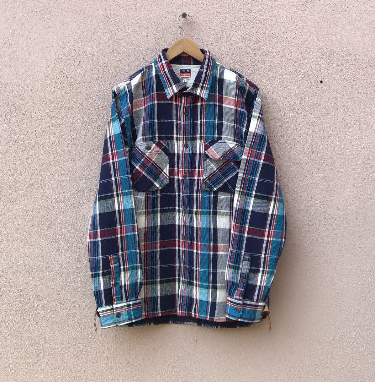 Denime Japanese brand Denime grunge checkered Large size Size US L / EU 52-54 / 3 - 1 Thumbnail