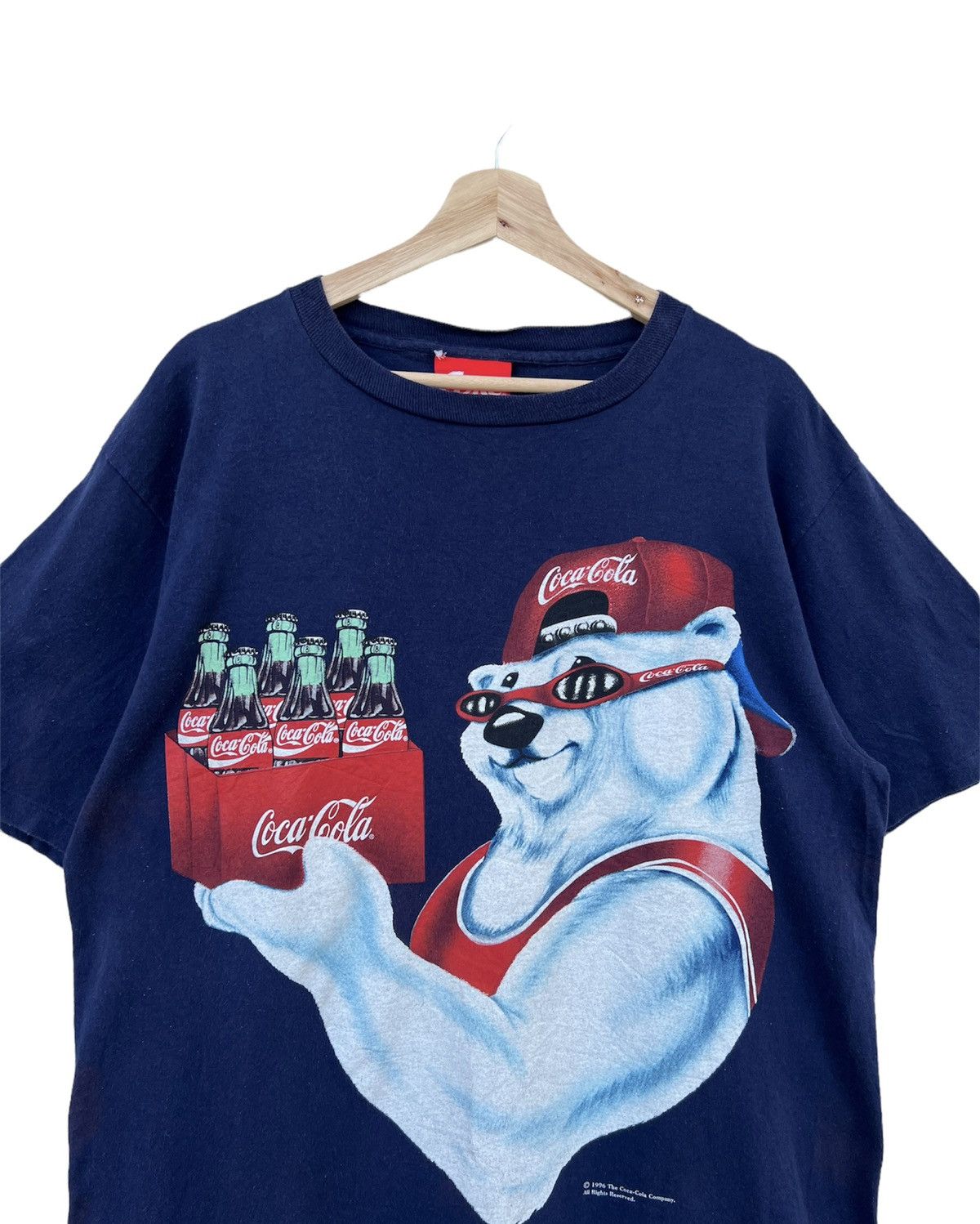 Coca Cola Vintage Cola-Cola Polar Bear 1996 Size US L / EU 52-54 / 3 - 2 Thumbnail