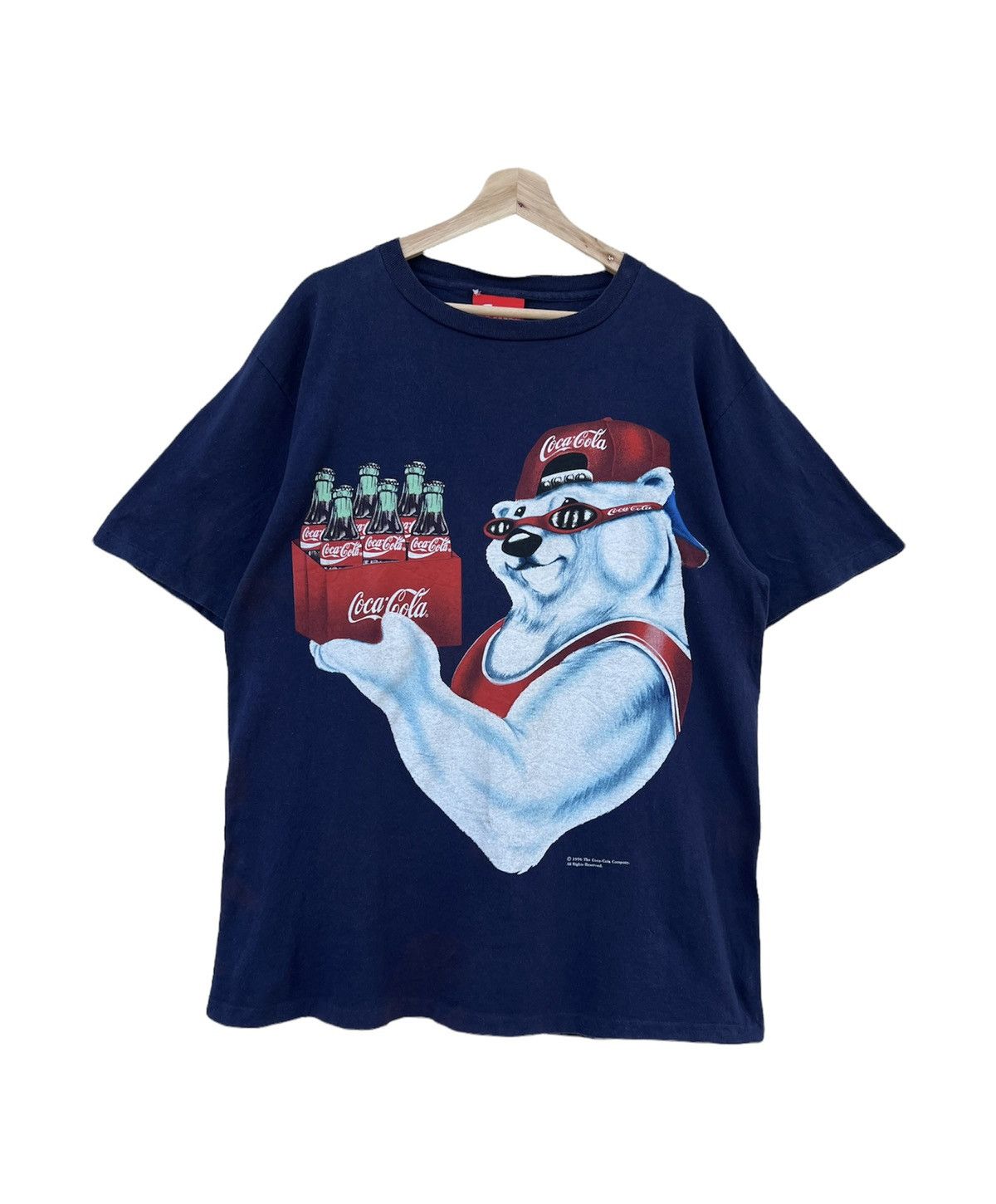 Coca Cola Vintage Cola-Cola Polar Bear 1996 Size US L / EU 52-54 / 3 - 1 Thumbnail