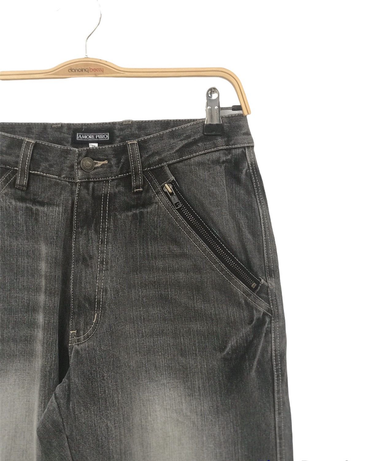 Japanese Brand Amore Puro Denim Jeans Size US 29 - 4 Thumbnail