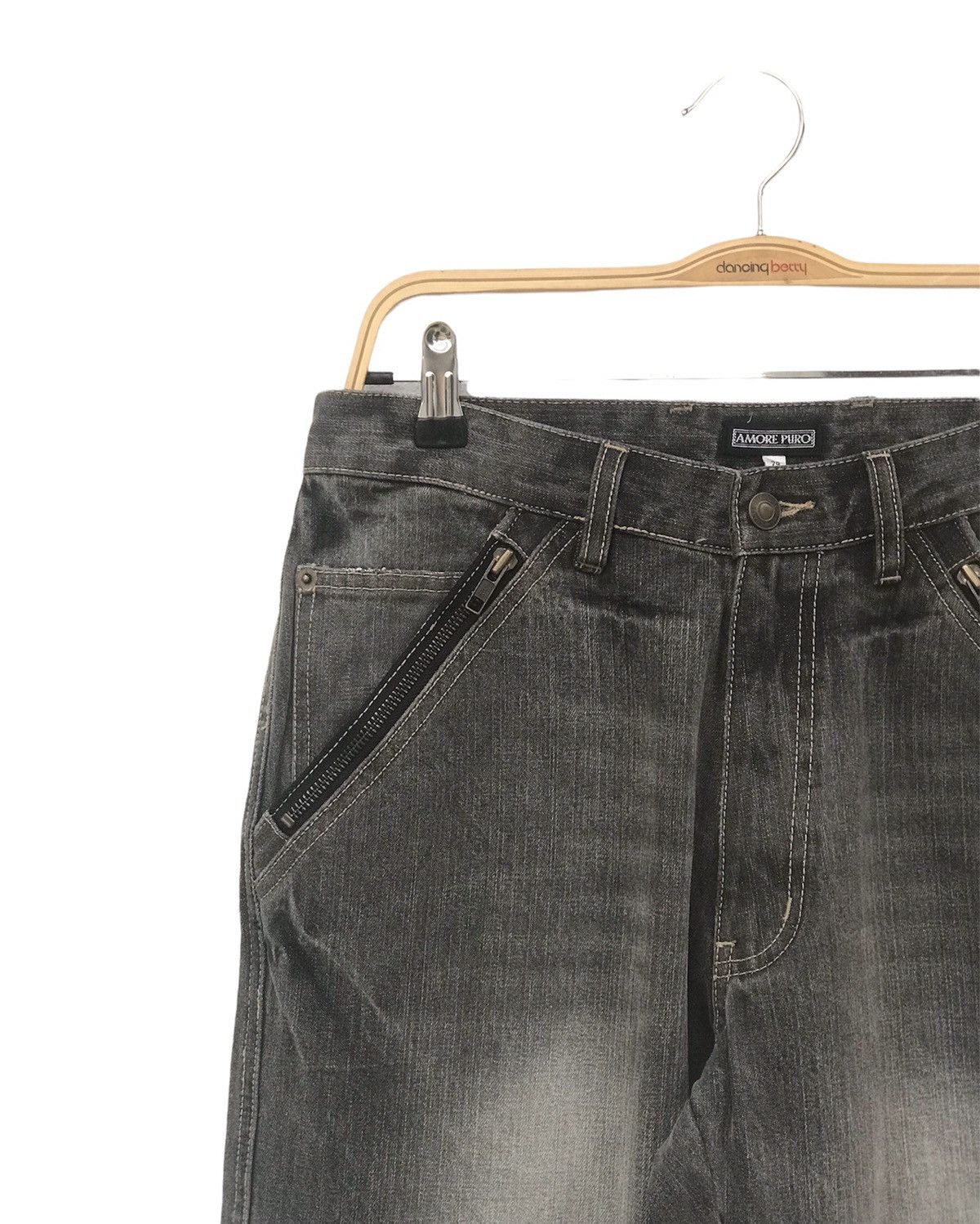 Japanese Brand Amore Puro Denim Jeans Size US 29 - 3 Thumbnail