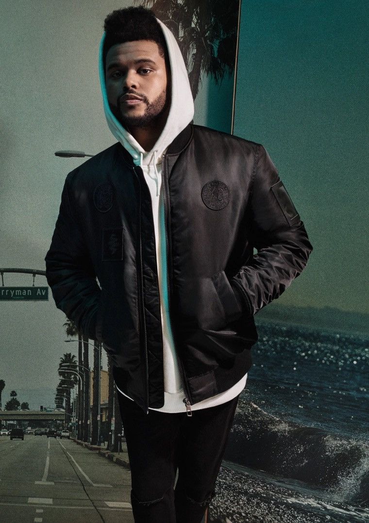 The Weeknd x Warren Lotas XO Bomber Black Men's - US