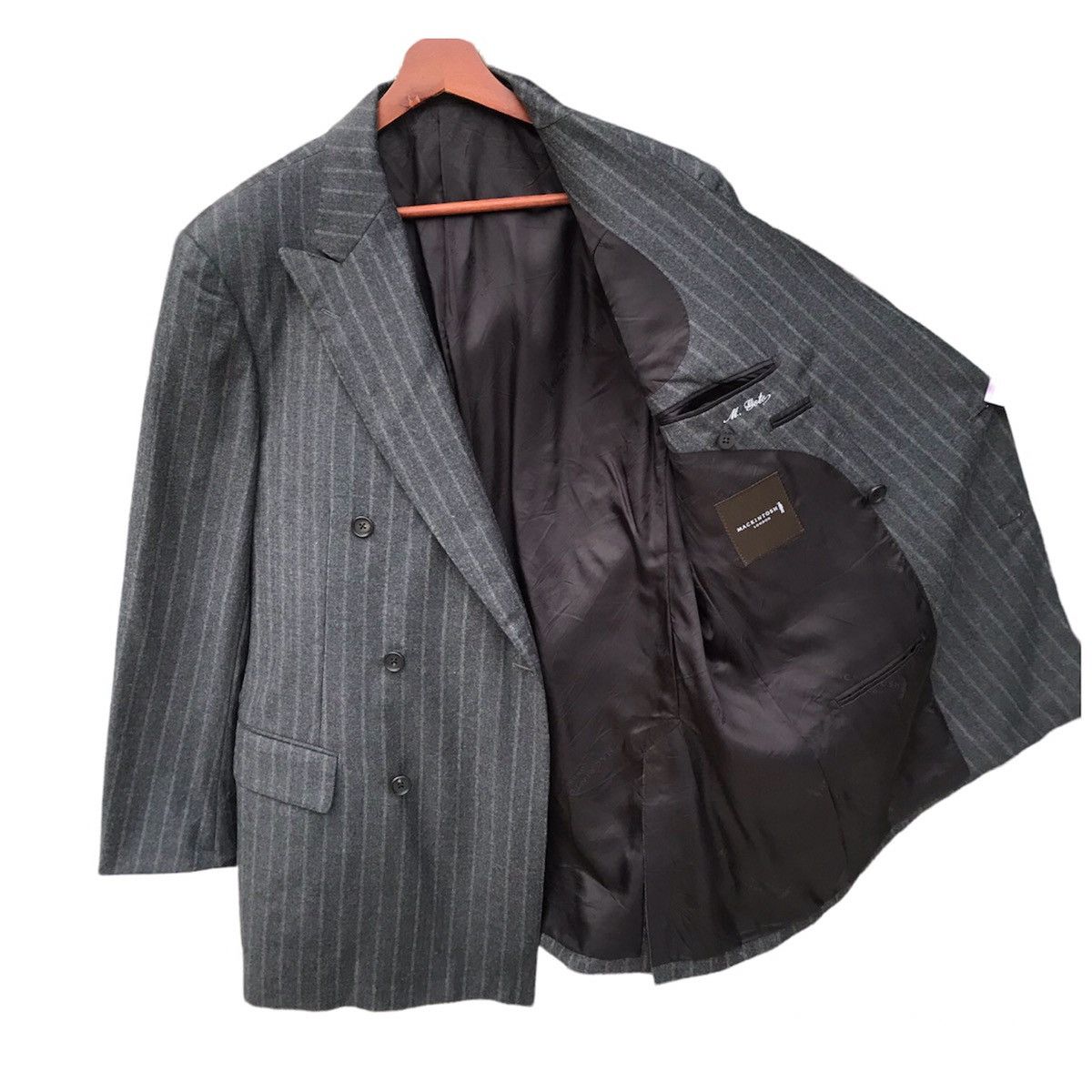 Mackintosh STRIPED double face blazer jacket