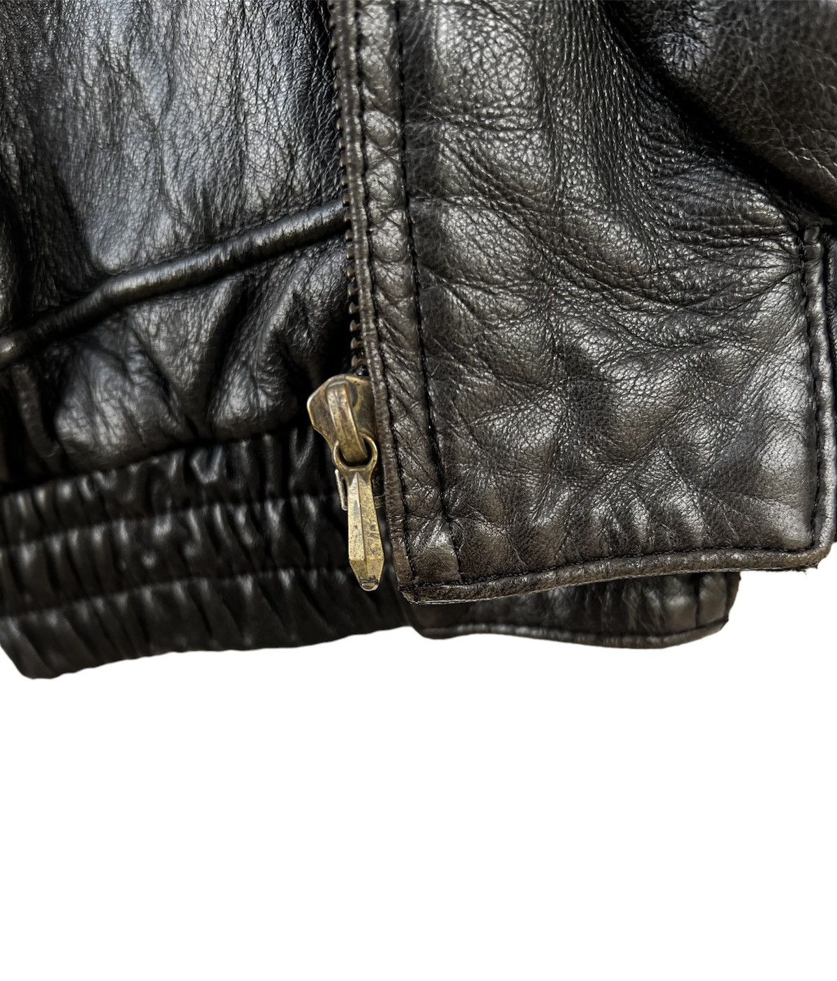 Japanese Brand Angel Leather Black Jacket Size US L / EU 52-54 / 3 - 6 Thumbnail
