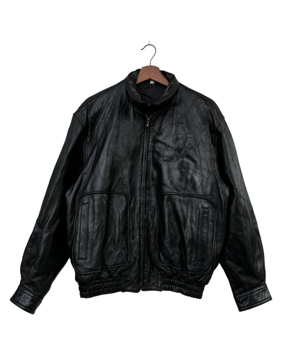 Japanese Brand Angel Leather Black Jacket Size US L / EU 52-54 / 3 - 1 Thumbnail