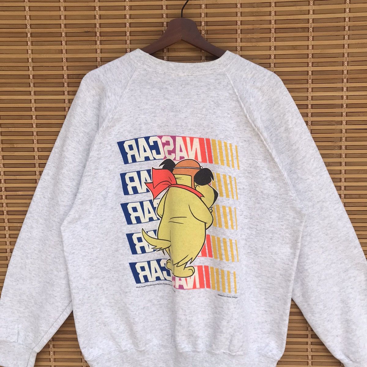 NASCAR × Vintage Vintage Nascar Wacky races 1994 mirror print jumper sweat Size US L / EU 52-54 / 3 - 9 Thumbnail