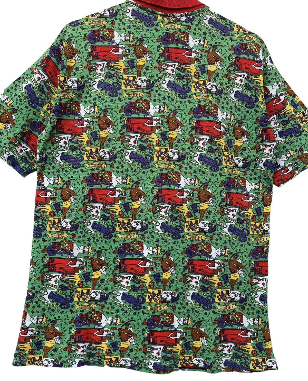 Jean Charles De Castelbajac Jc De Castel Bajac Full Print Hawaii Polo Shirt Size US S / EU 44-46 / 1 - 6 Thumbnail