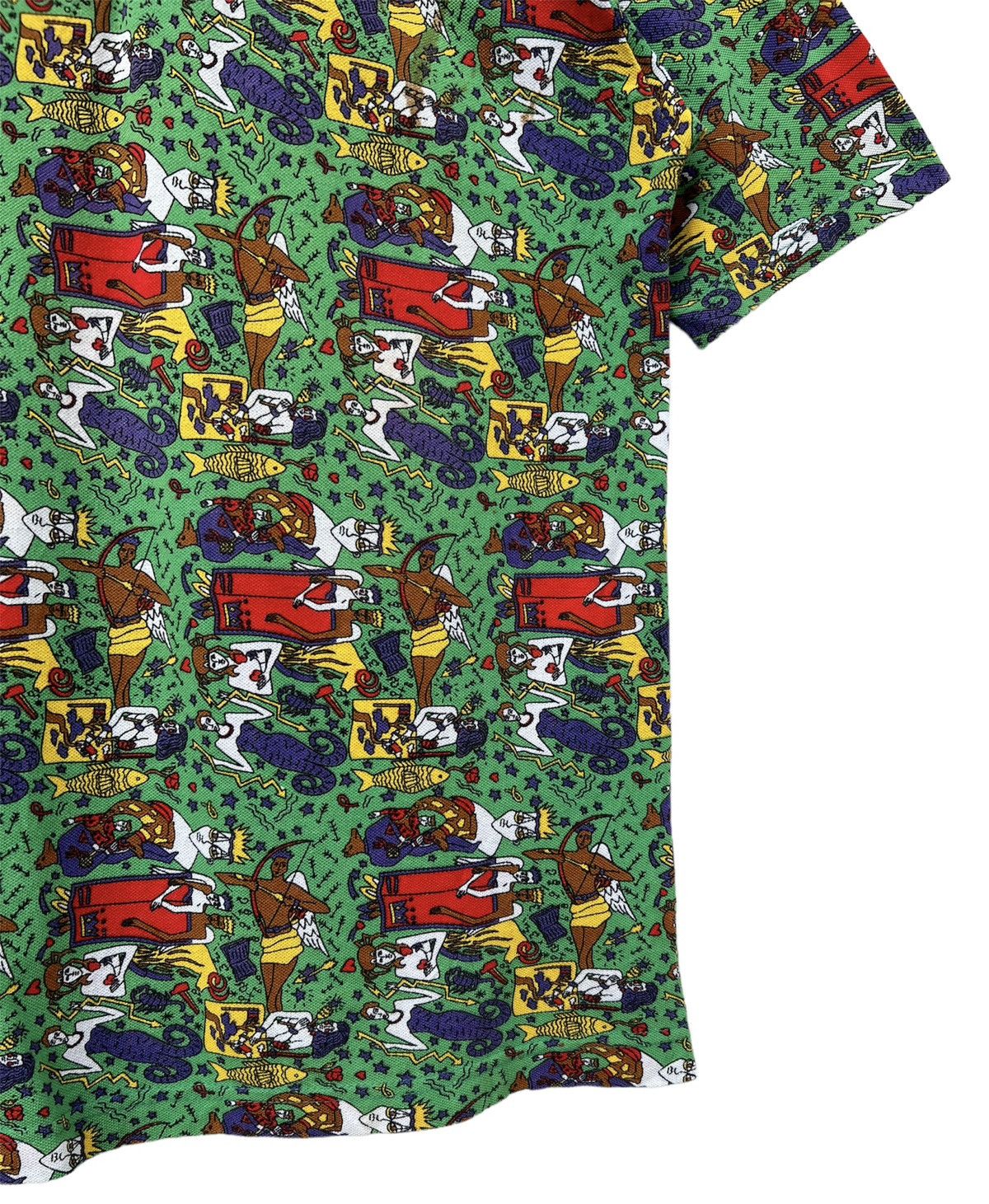 Jean Charles De Castelbajac Jc De Castel Bajac Full Print Hawaii Polo Shirt Size US S / EU 44-46 / 1 - 4 Thumbnail