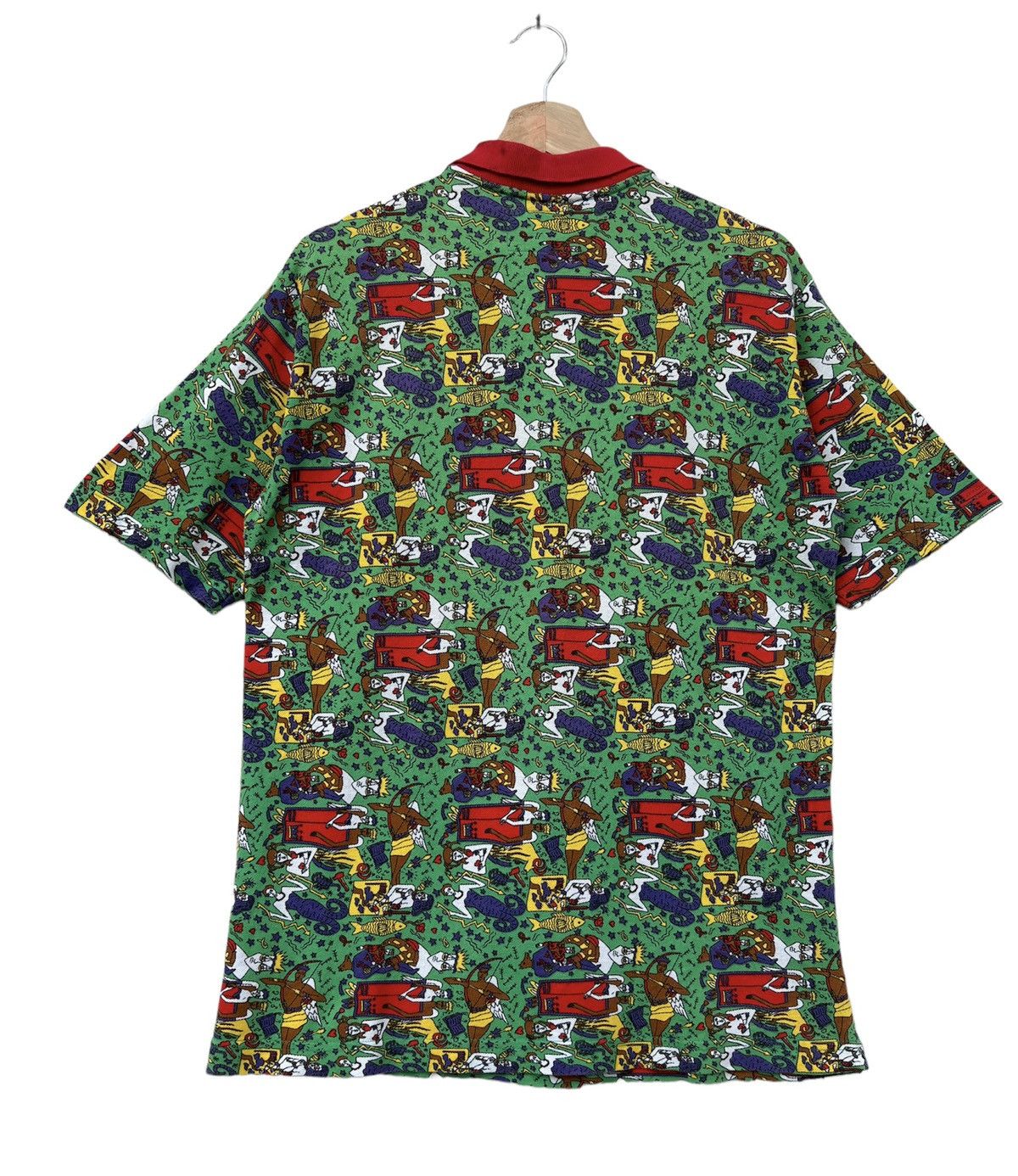 Jean Charles De Castelbajac Jc De Castel Bajac Full Print Hawaii Polo Shirt Size US S / EU 44-46 / 1 - 5 Thumbnail