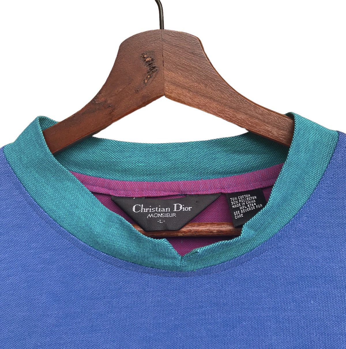 Christian Dior Monsieur × Vintage Rare Vintage Dior multitone V-Neck in Box logo single pocket Size US L / EU 52-54 / 3 - 5 Thumbnail