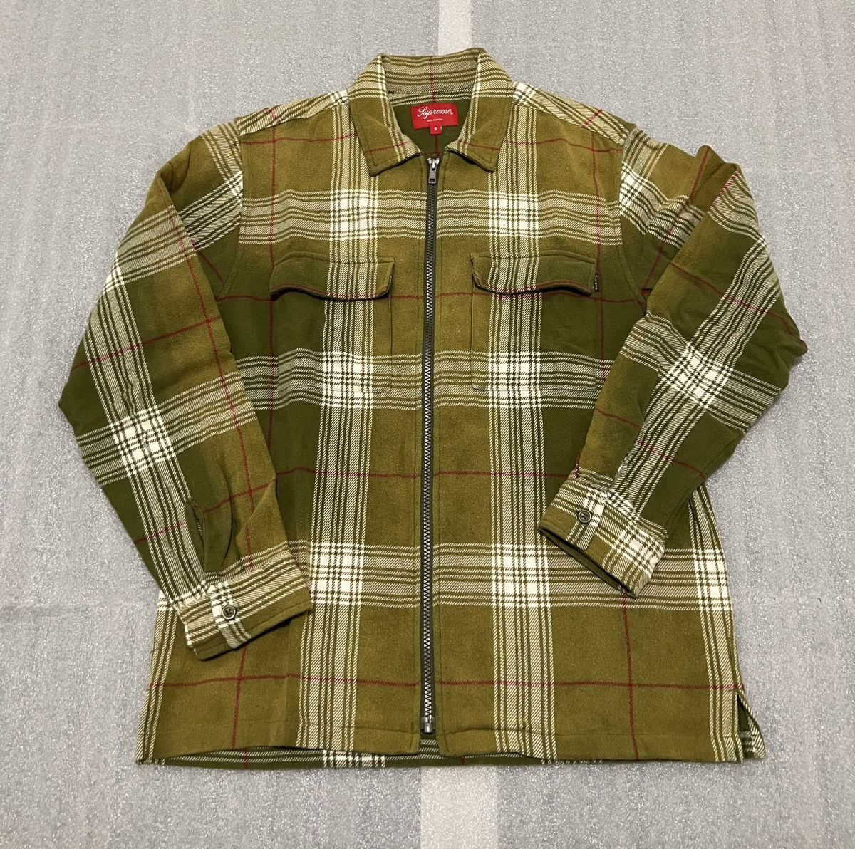 Supreme Supreme faded plaid flannel shirt ss17 green Size US S / EU 44-46 / 1 - 3 Thumbnail