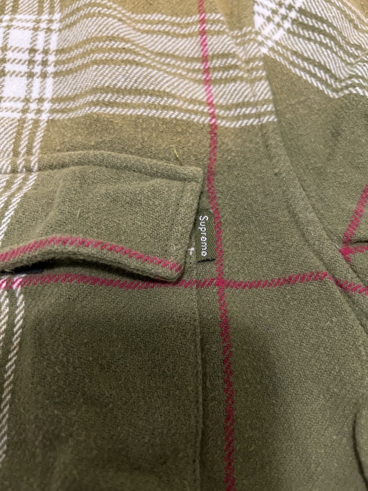 Supreme Supreme faded plaid flannel shirt ss17 green Size US S / EU 44-46 / 1 - 6 Thumbnail