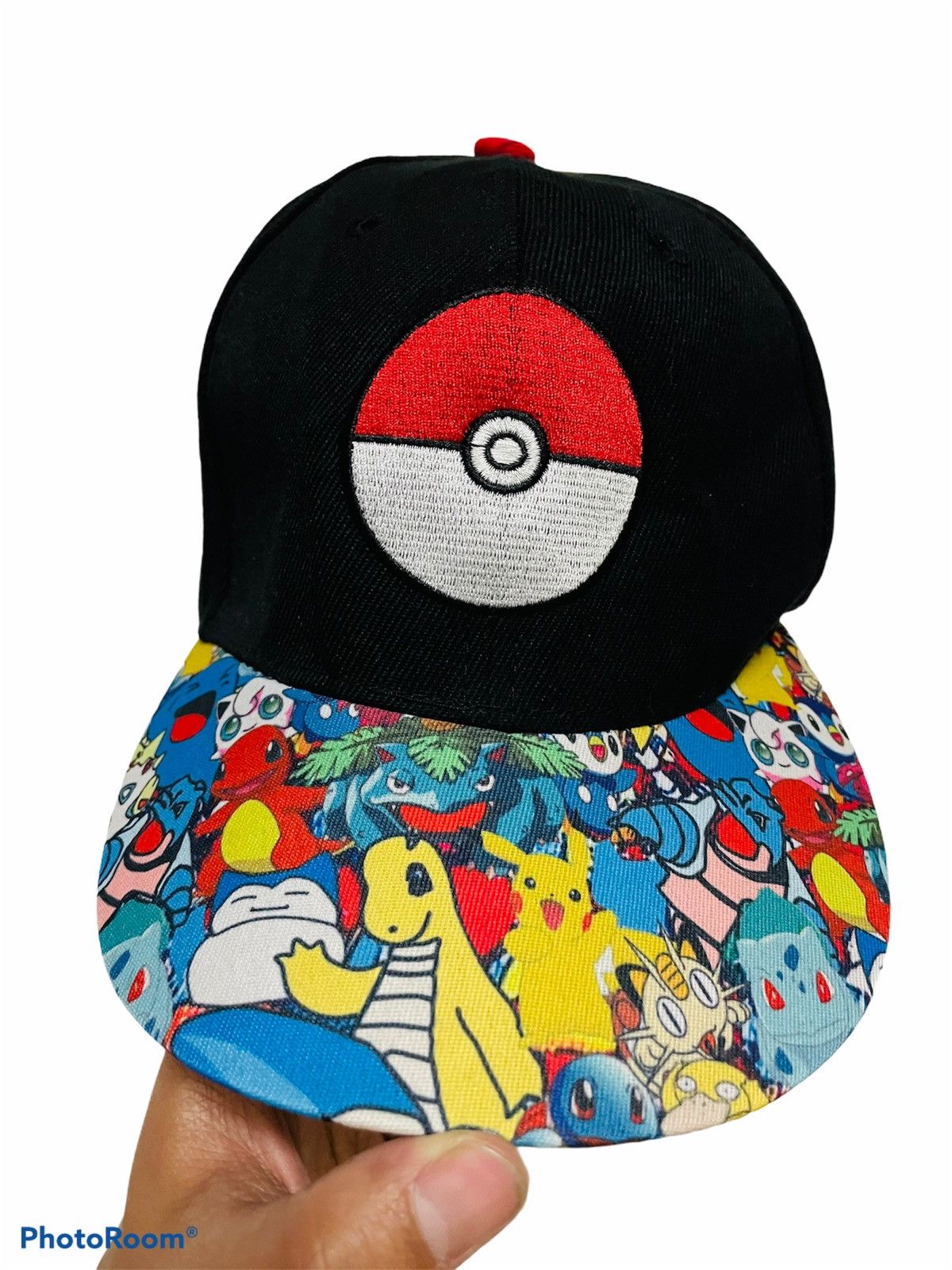 Pokemon Pokemon Ball Snap Back Hat Size ONE SIZE - 3 Thumbnail