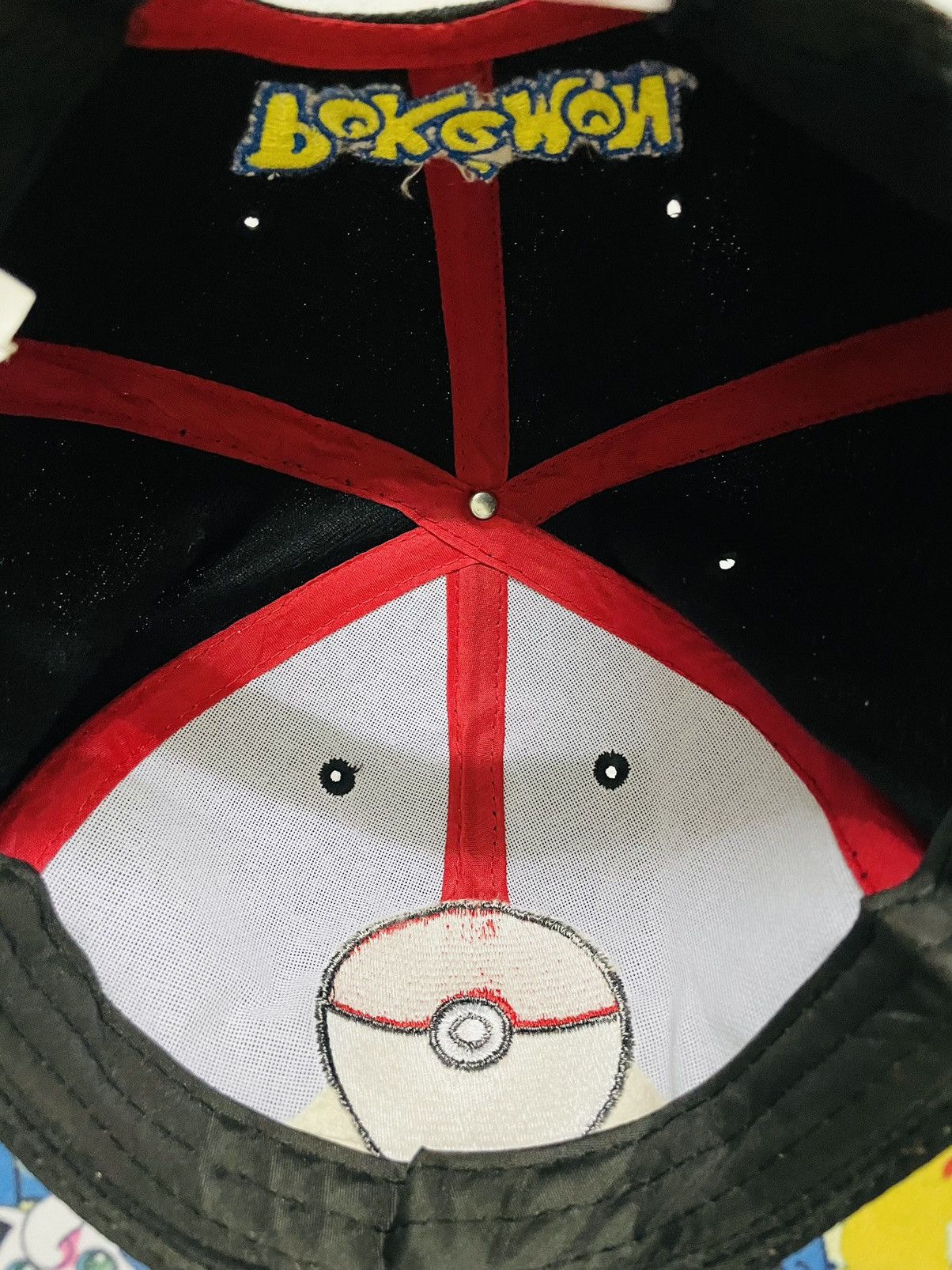 Pokemon Pokemon Ball Snap Back Hat Size ONE SIZE - 7 Thumbnail