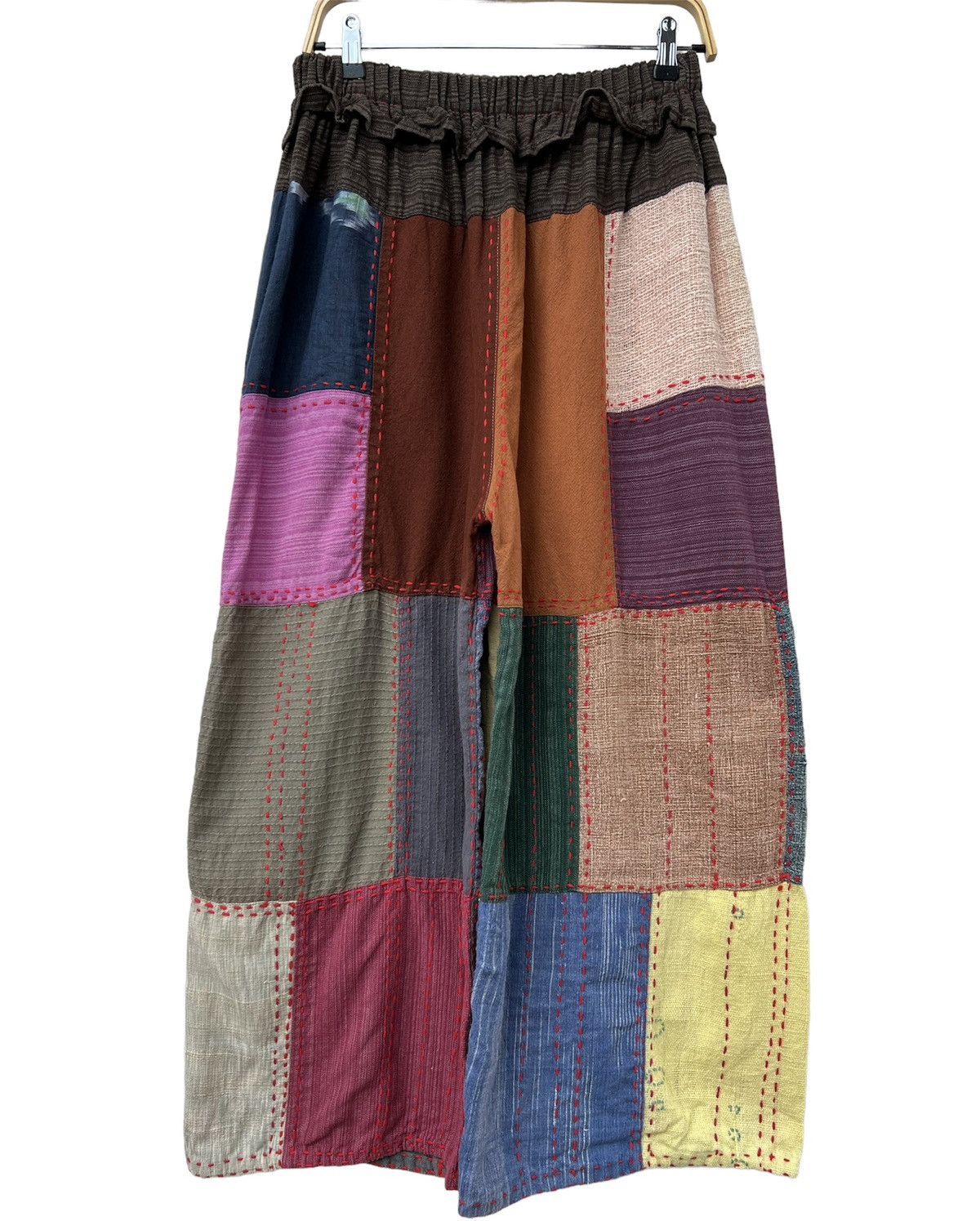 Japanese Brand Patchwork Pants Size US 35 - 5 Thumbnail