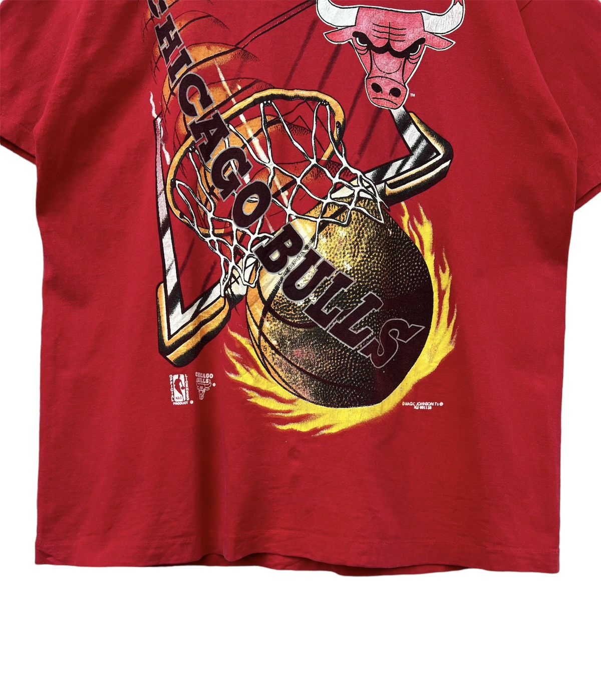 NBA Vintage Chicago Bulls Shirt Size US XL / EU 56 / 4 - 4 Thumbnail