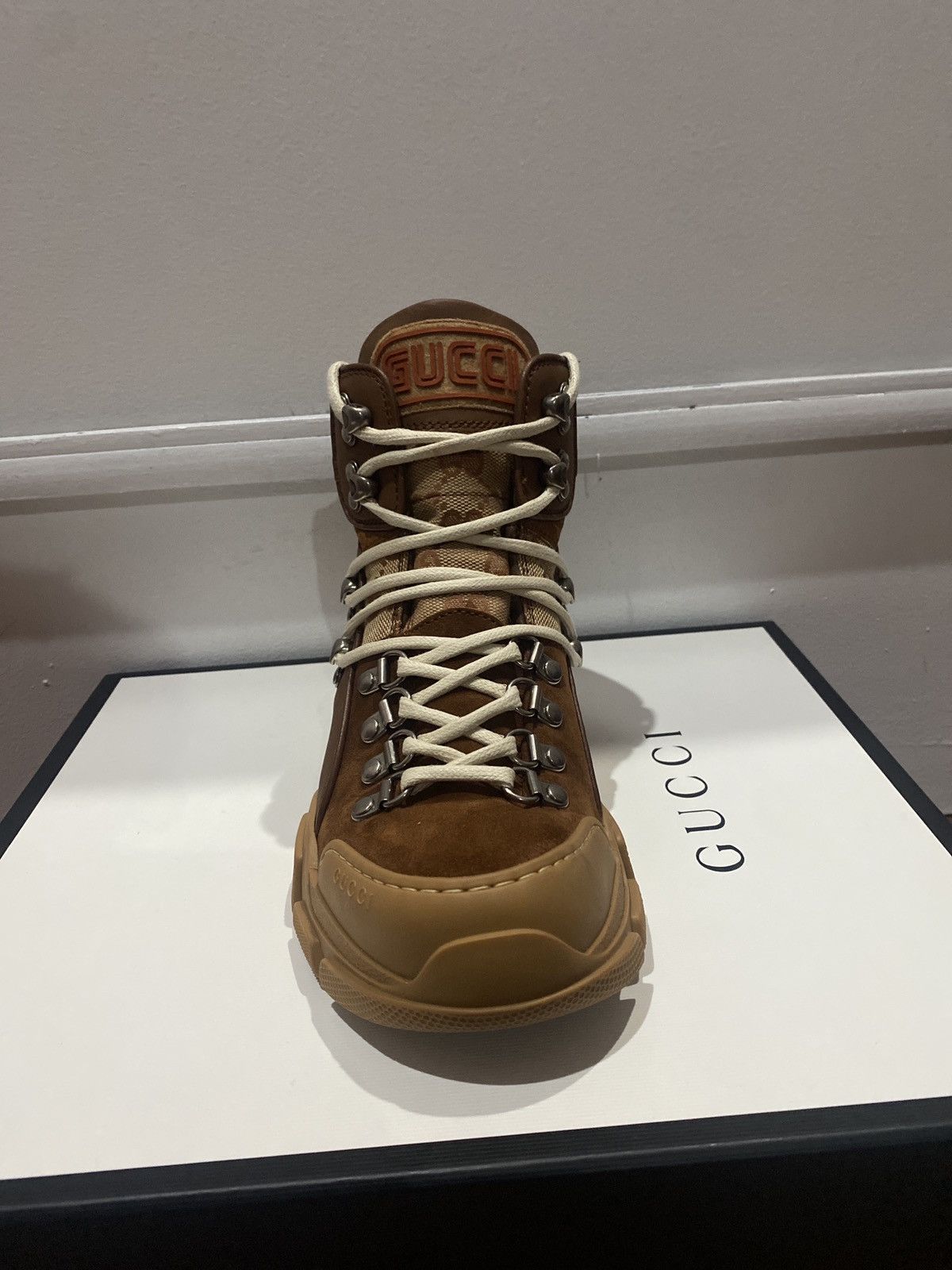 Gucci Gucci Flashtrek Gg Logo Supreme Ankle Boots/Booties Size US 6 / EU 39 - 2 Thumbnail