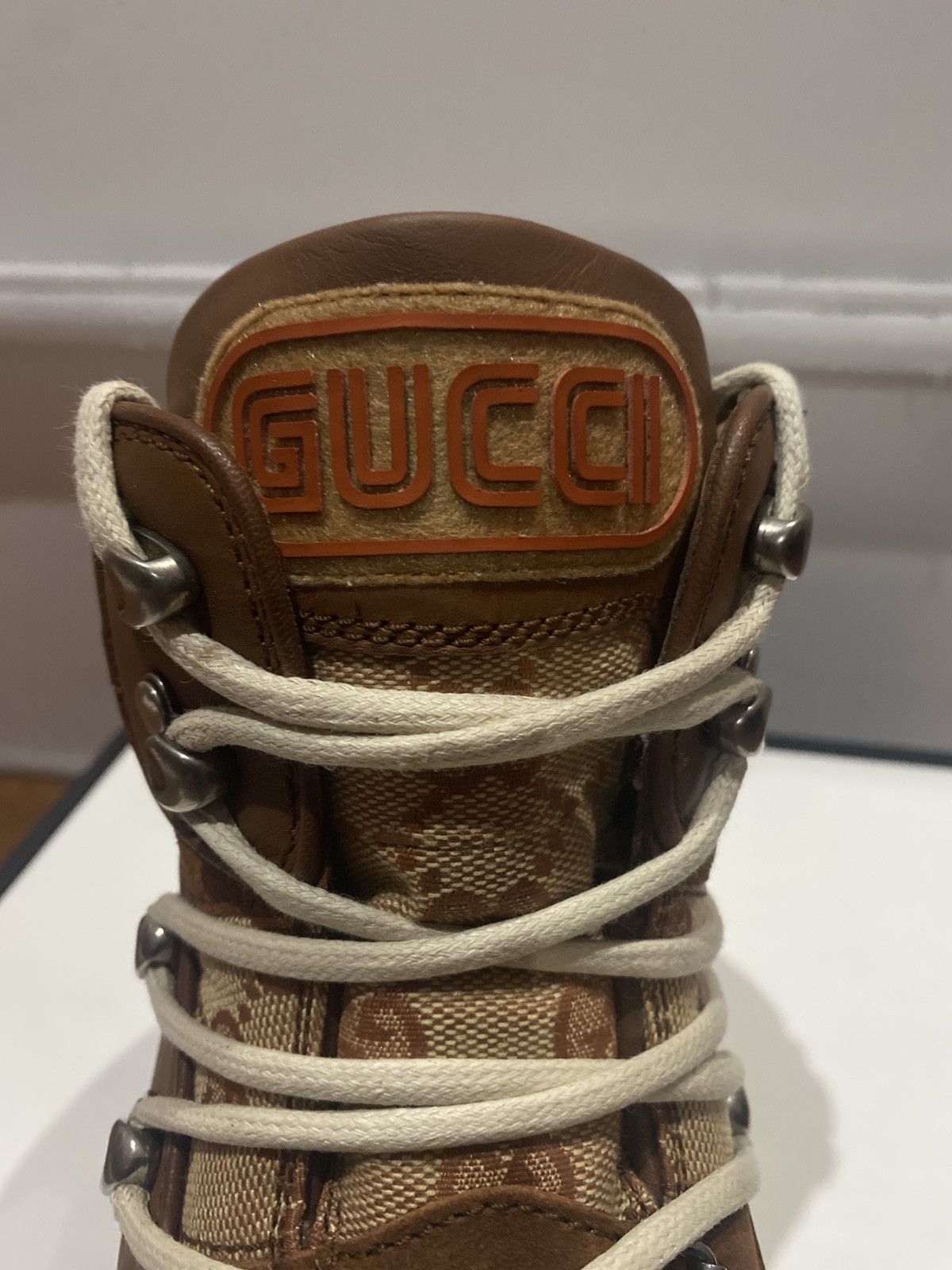 Gucci Gucci Flashtrek Gg Logo Supreme Ankle Boots/Booties Size US 6 / EU 39 - 4 Thumbnail