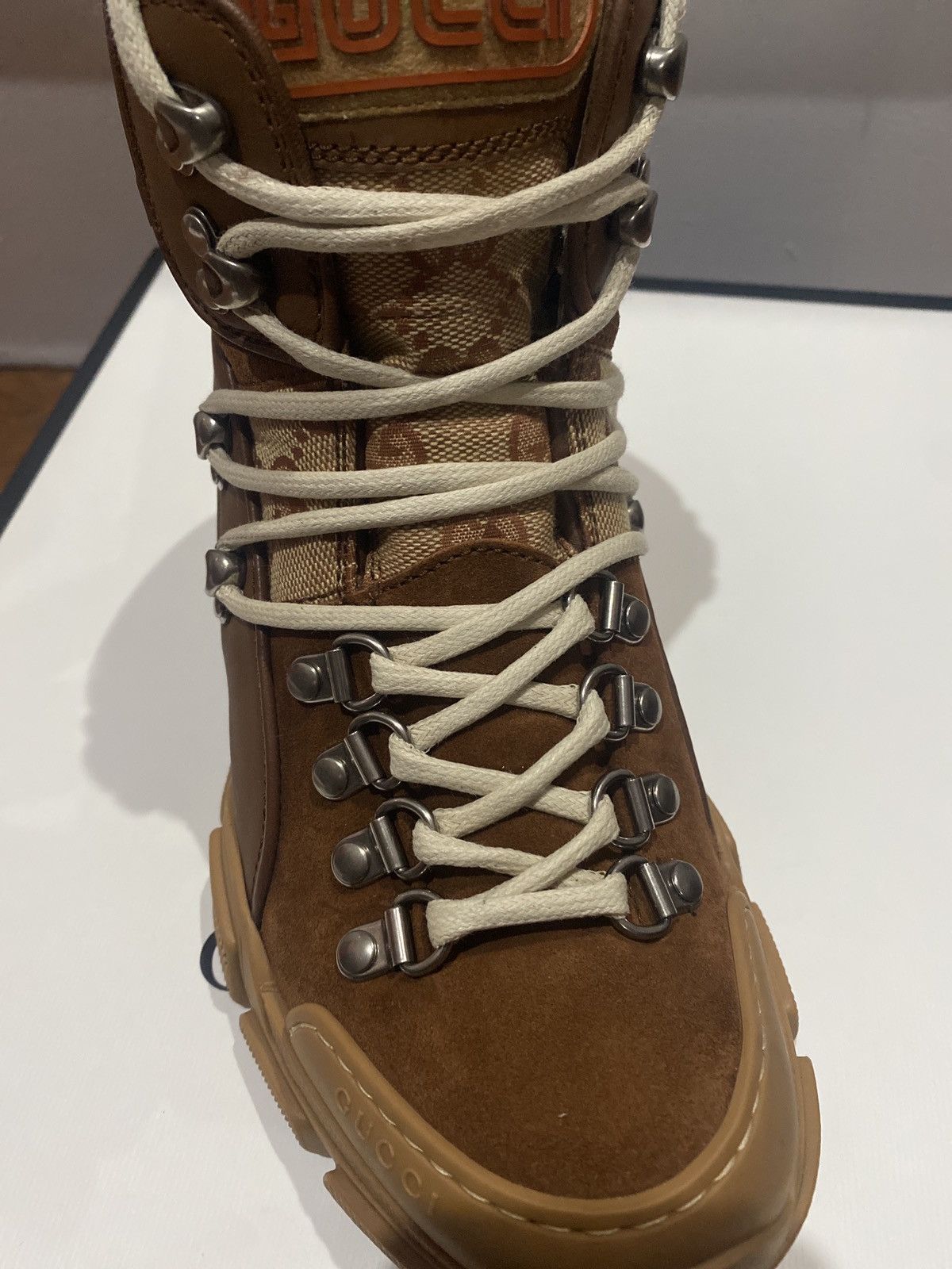 Gucci Gucci Flashtrek Gg Logo Supreme Ankle Boots/Booties Size US 6 / EU 39 - 5 Thumbnail