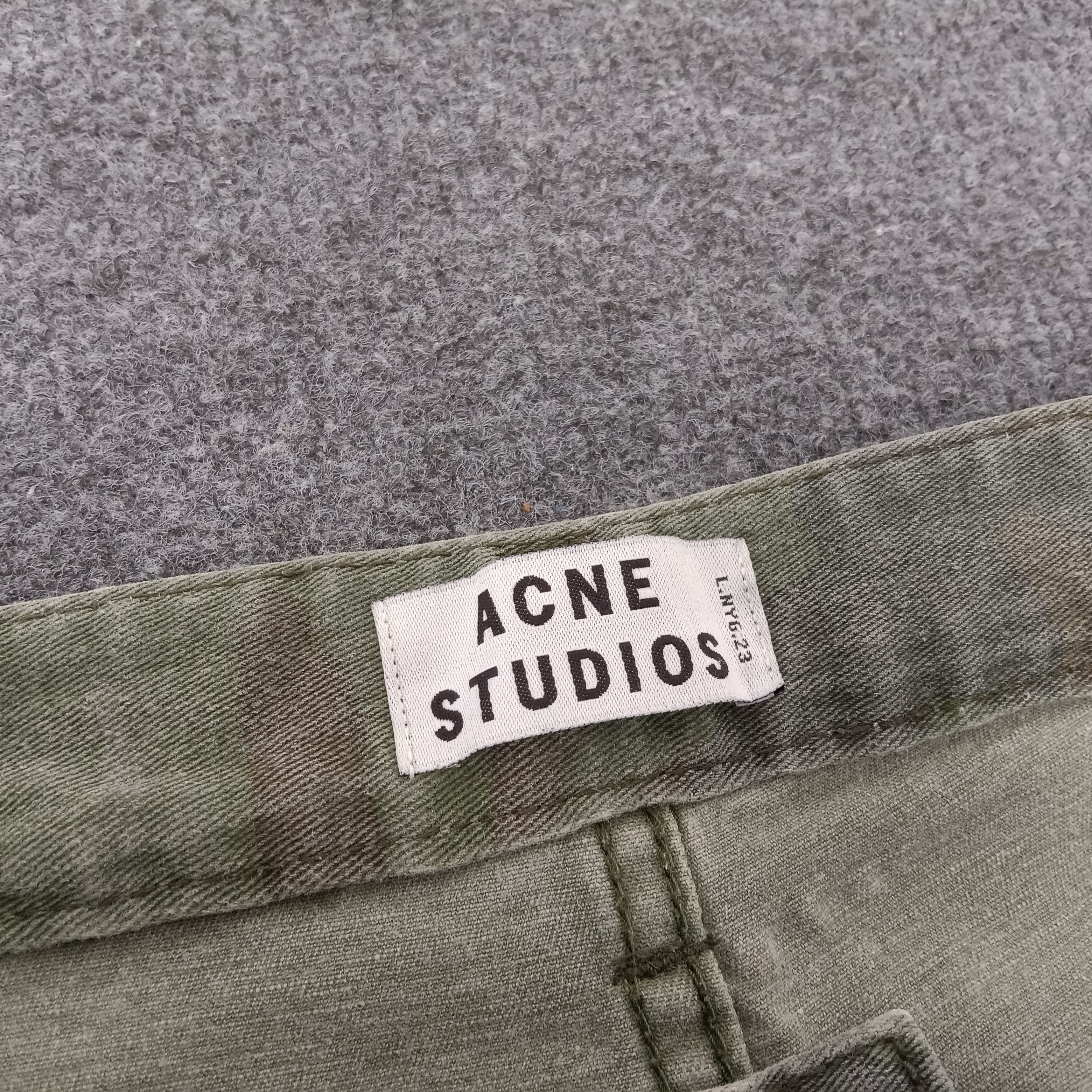 Acne Studios × Vintage Acne Studios Camo Military Skinny Trousers Pants Size US 30 / EU 46 - 16 Thumbnail