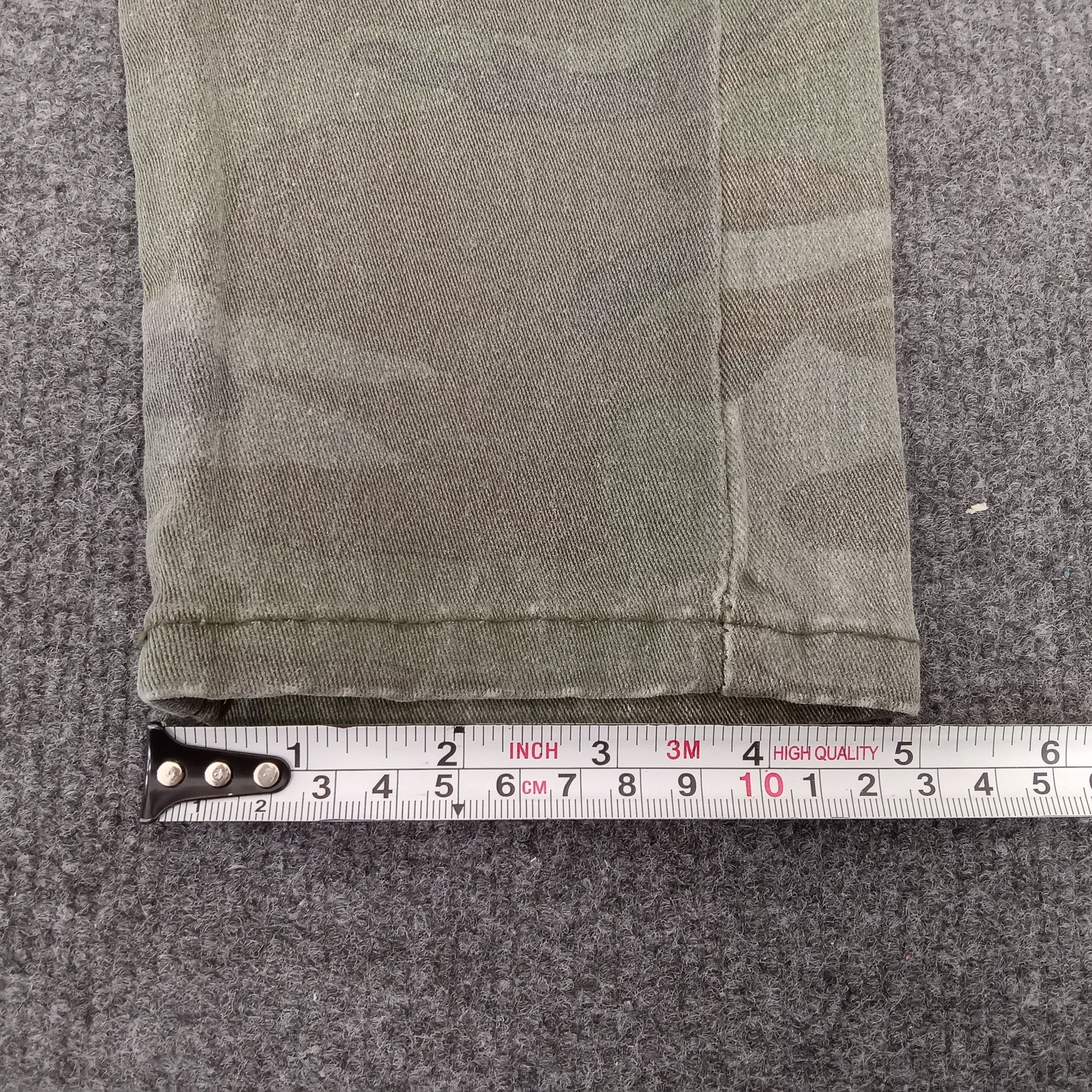 Acne Studios × Vintage Acne Studios Camo Military Skinny Trousers Pants Size US 30 / EU 46 - 15 Thumbnail
