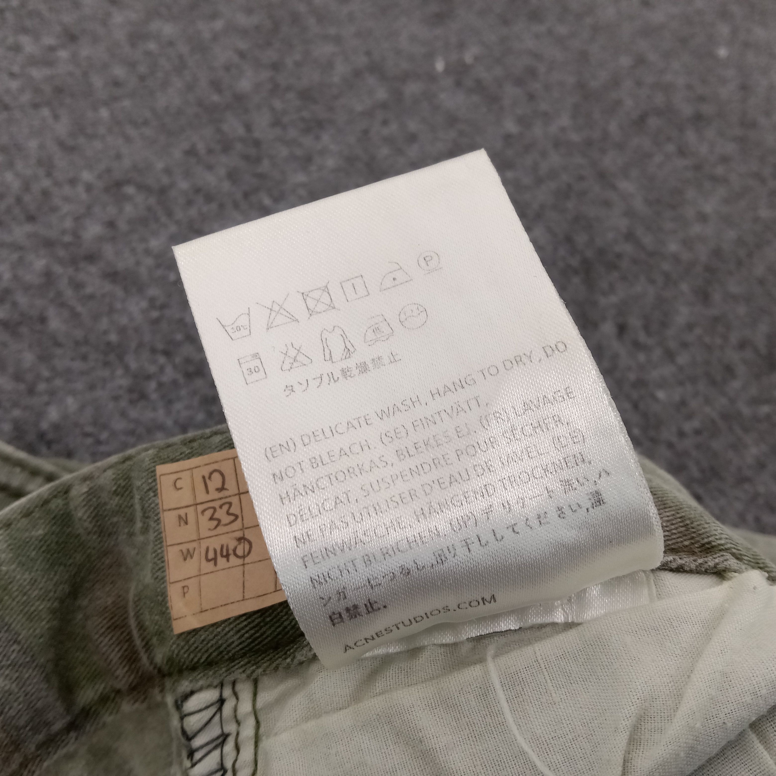 Acne Studios × Vintage Acne Studios Camo Military Skinny Trousers Pants Size US 30 / EU 46 - 18 Thumbnail